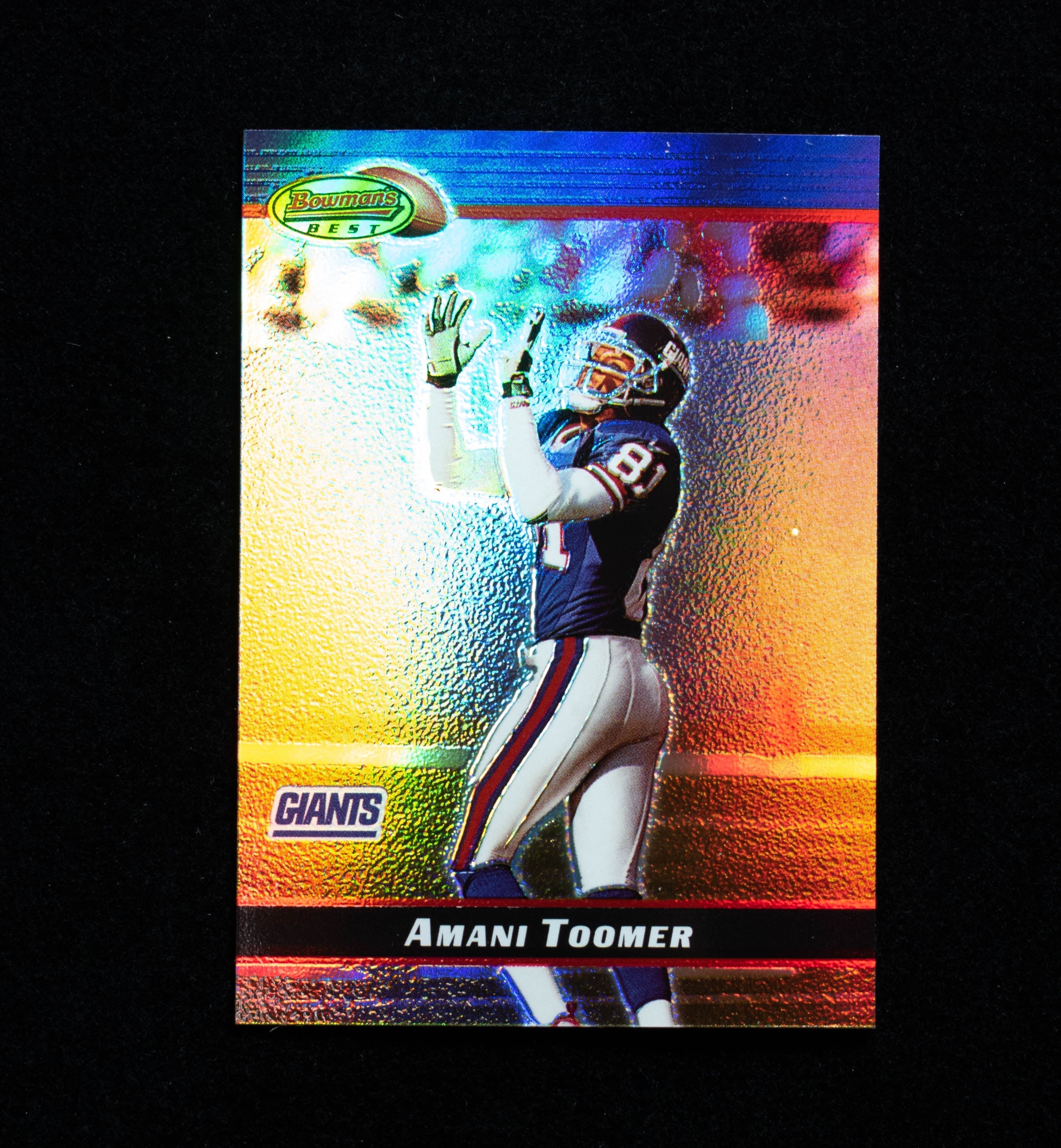Aman Toomer 89 Topps 2000 Bowmans Best Giants