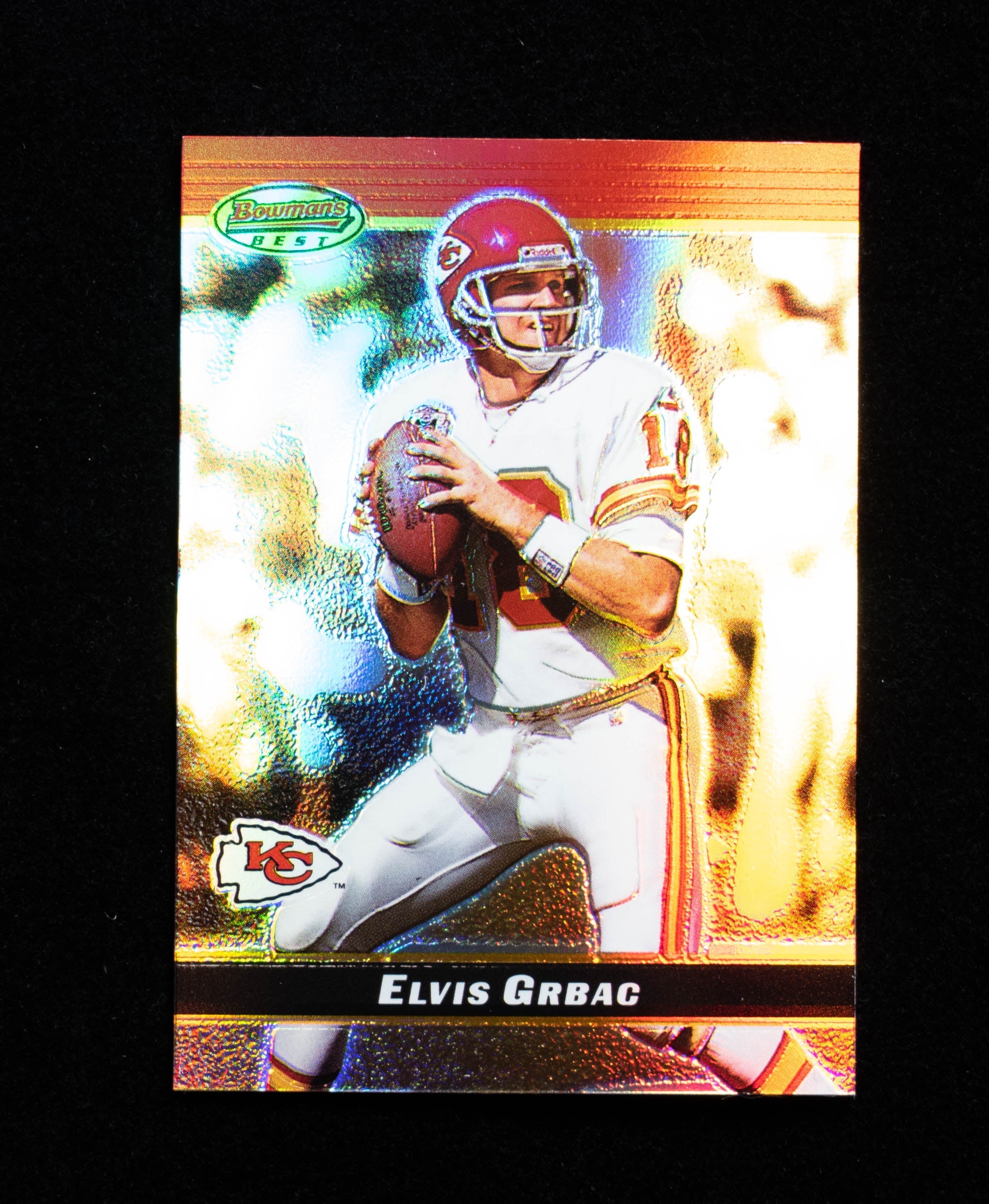Elvis Grbac 38 Topps 2000 Bowmans Best Kansas City