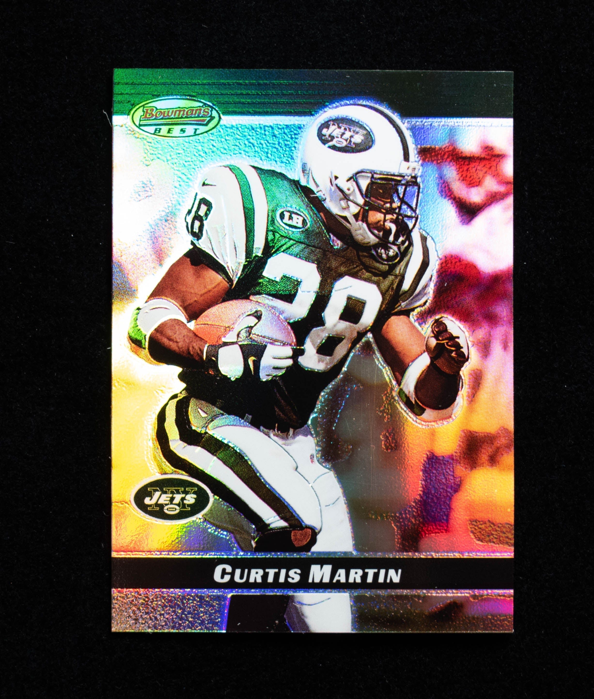 Curtis Martin 45 Topps 2000 Bowmans Best Jets
