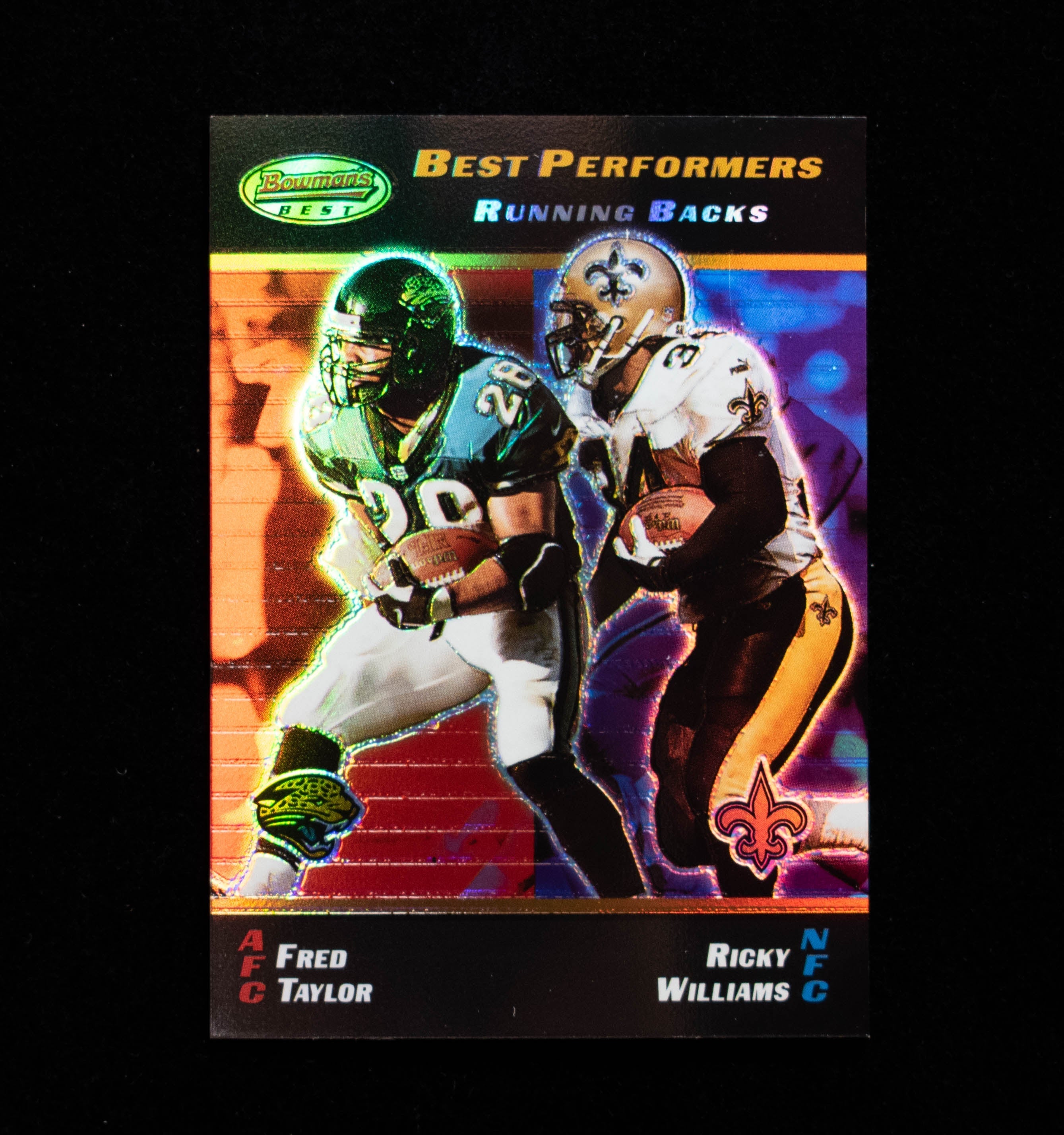 Fred Taylor 99 Topps 2000 Bowmans Best Ricky Williams