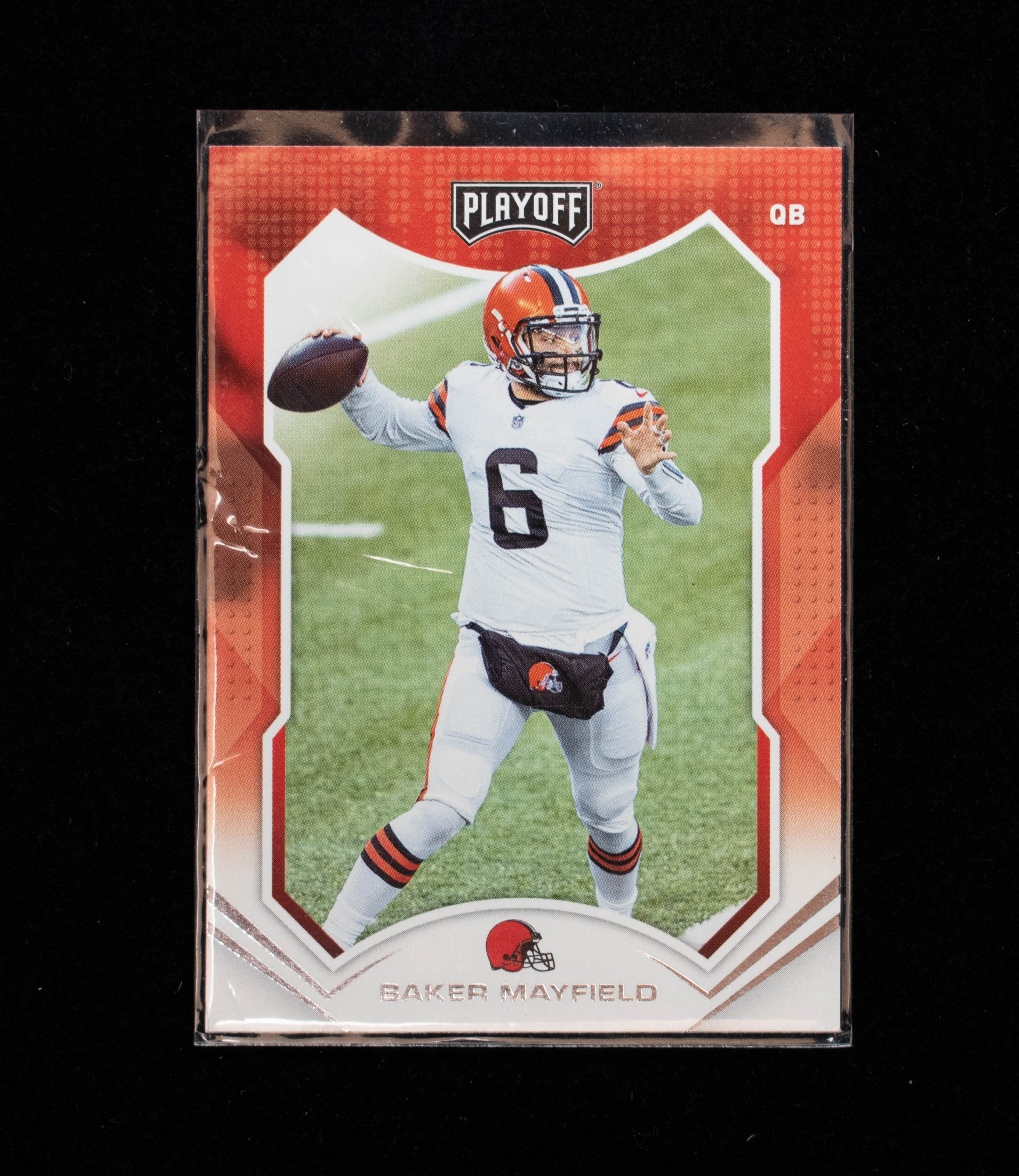 Baker Mayfield 37 Panini 2021 Playoff Football Browns