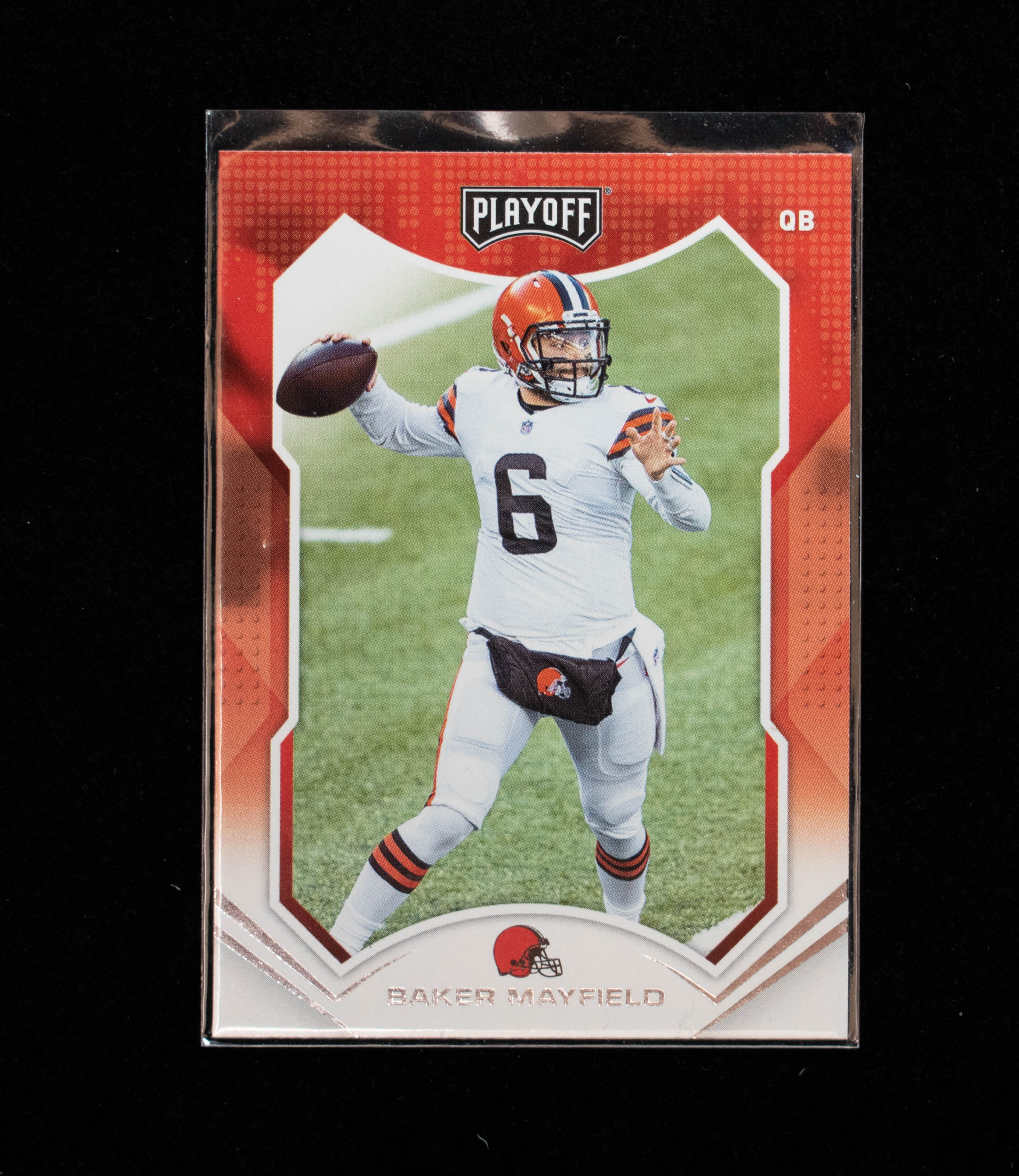 Baker Mayfield 37 Panini Playoff Football 2021 Browns