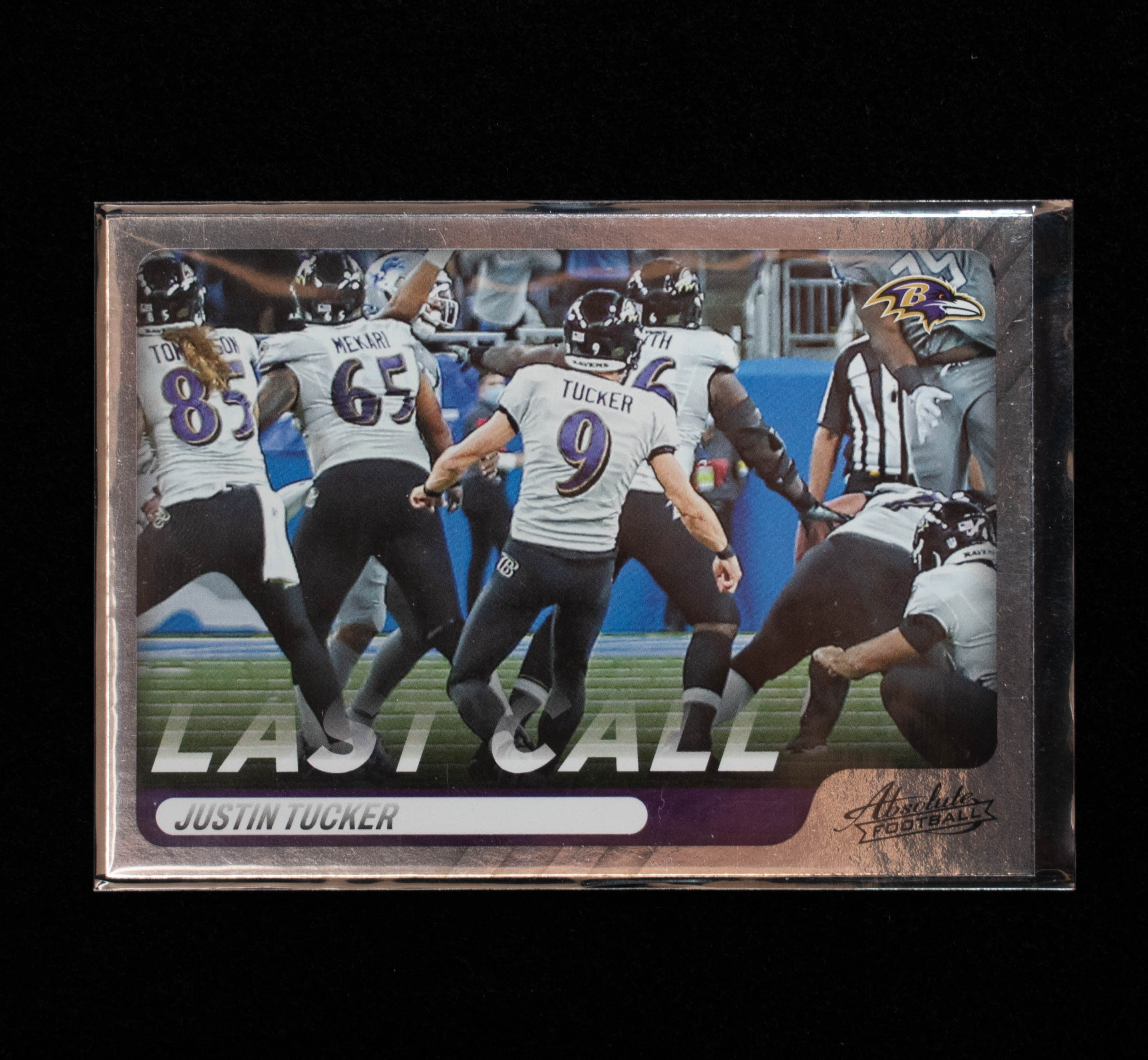 Justin Tucker LC-10 Panini 2022 Absolute Ravens