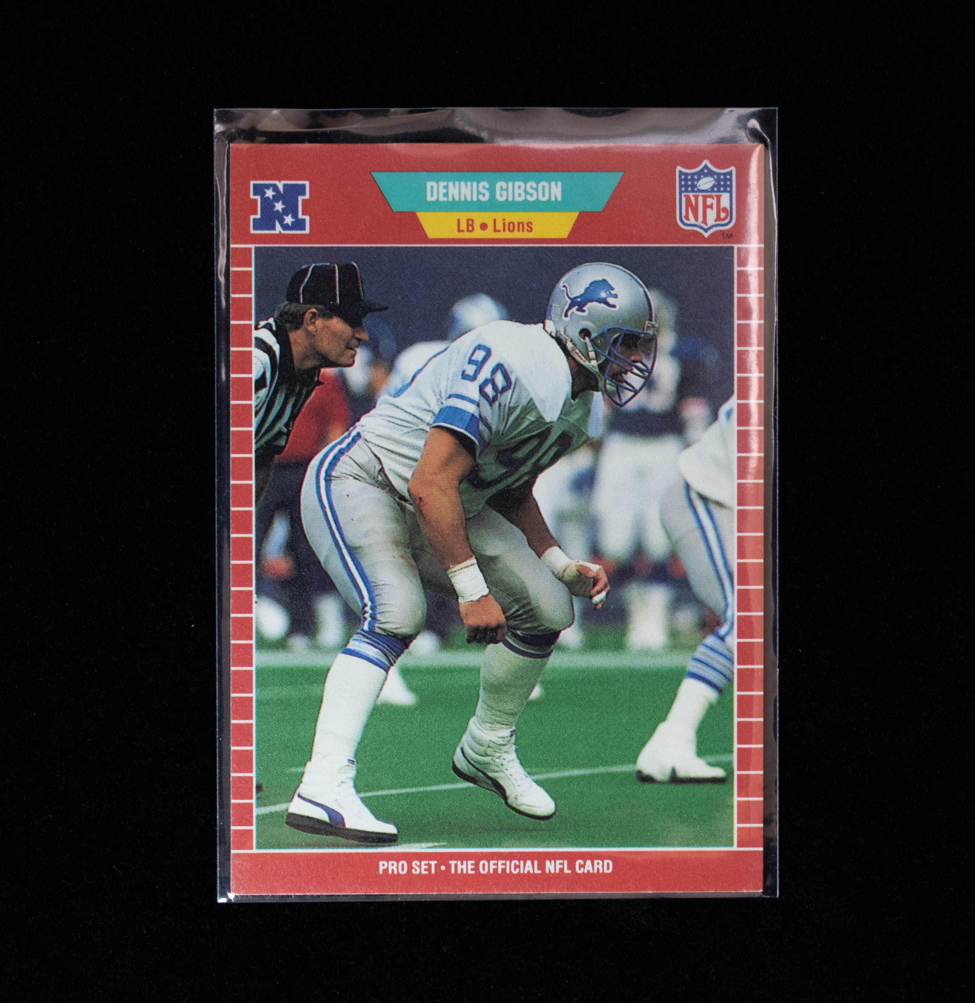 Dennis Gibson 126 Pro Set 1989 Lions