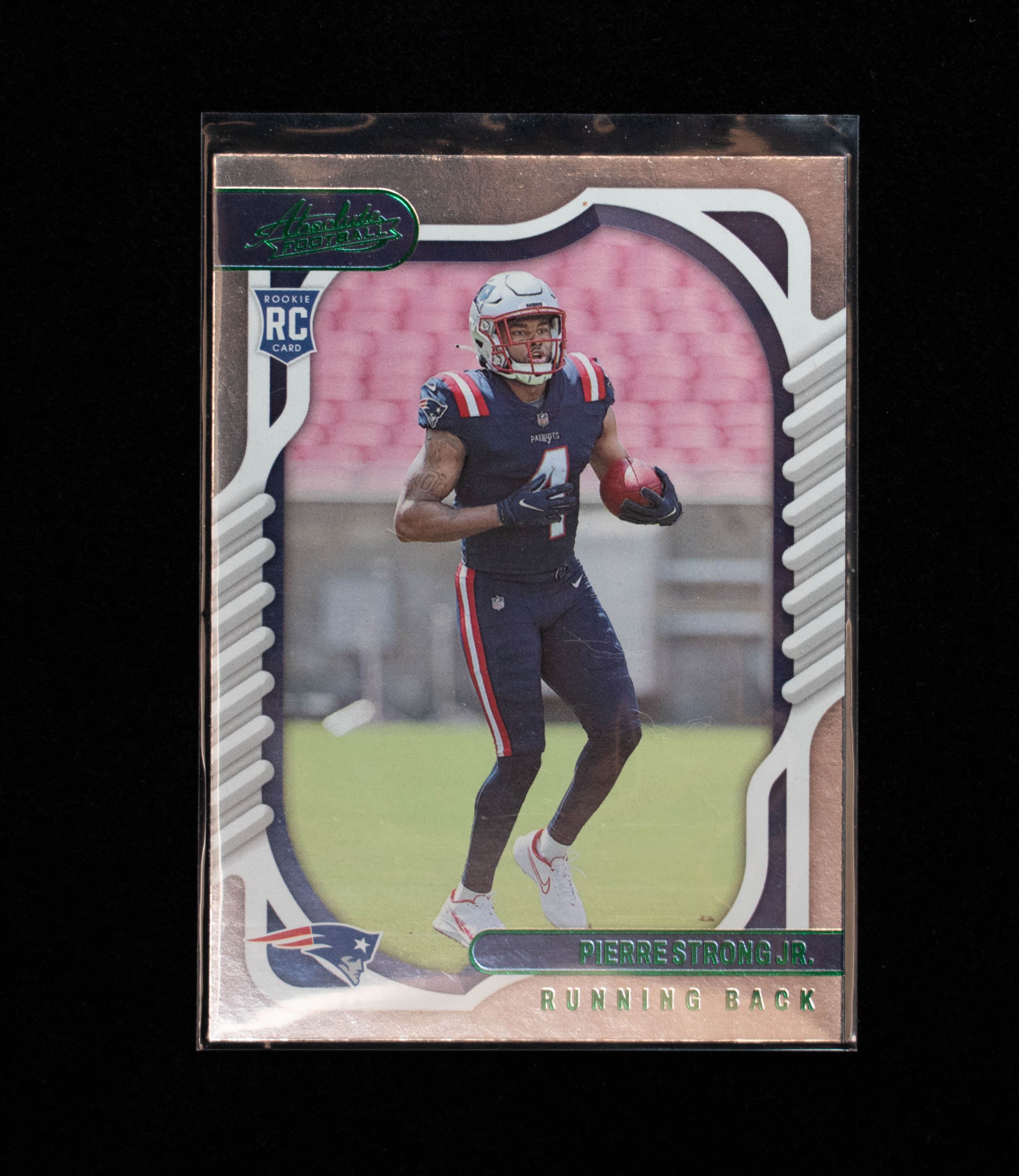 Pierre Strong Jr 141 RC Green Panini 2022 Absolute Football