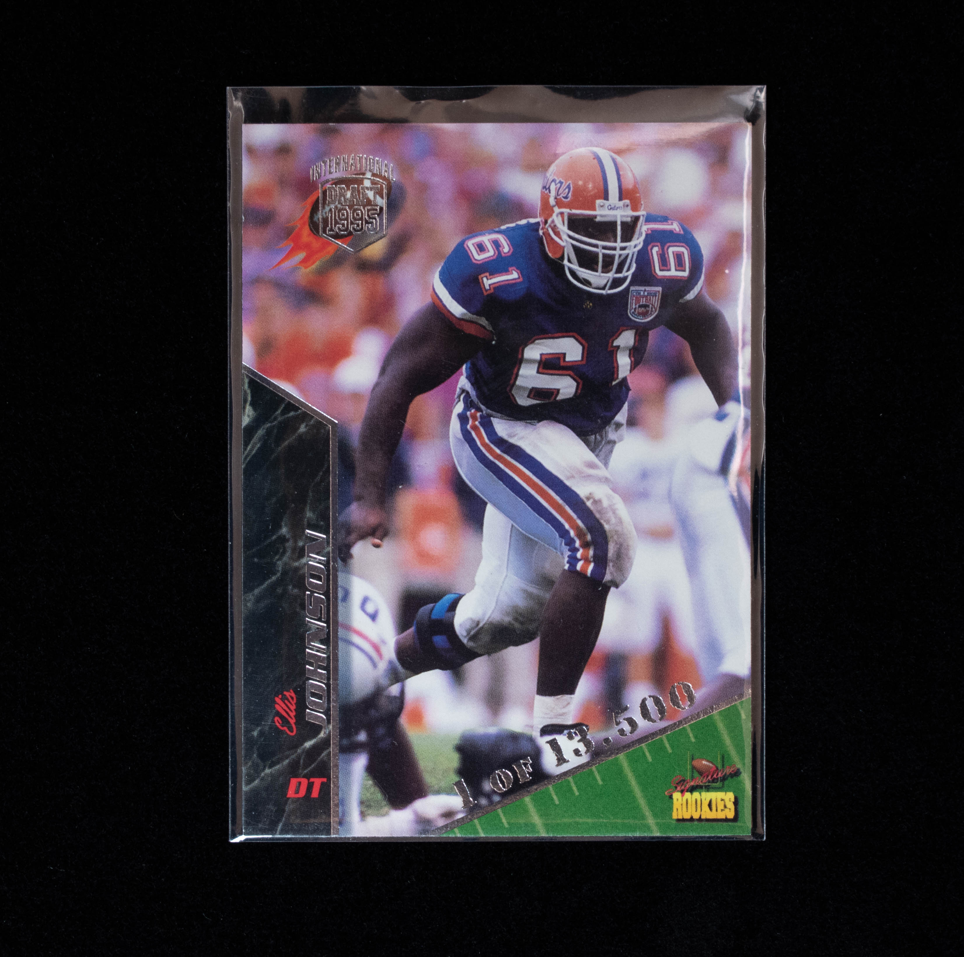 Ellis Johnson 42 Rookie Authentic Signature 1995