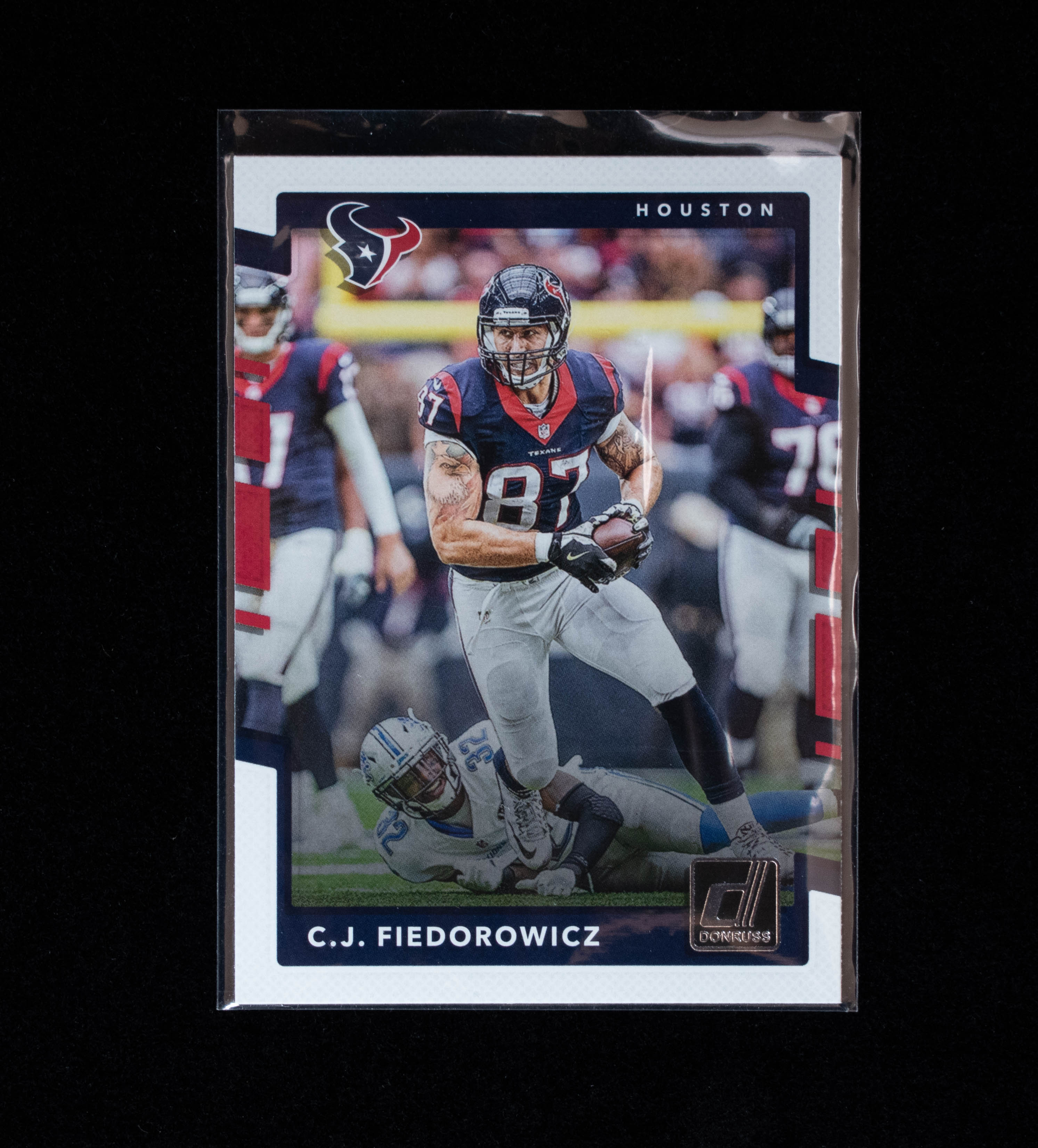 CJ Fiedorowicz 182 Panini Donruss 2017 Houston Texans