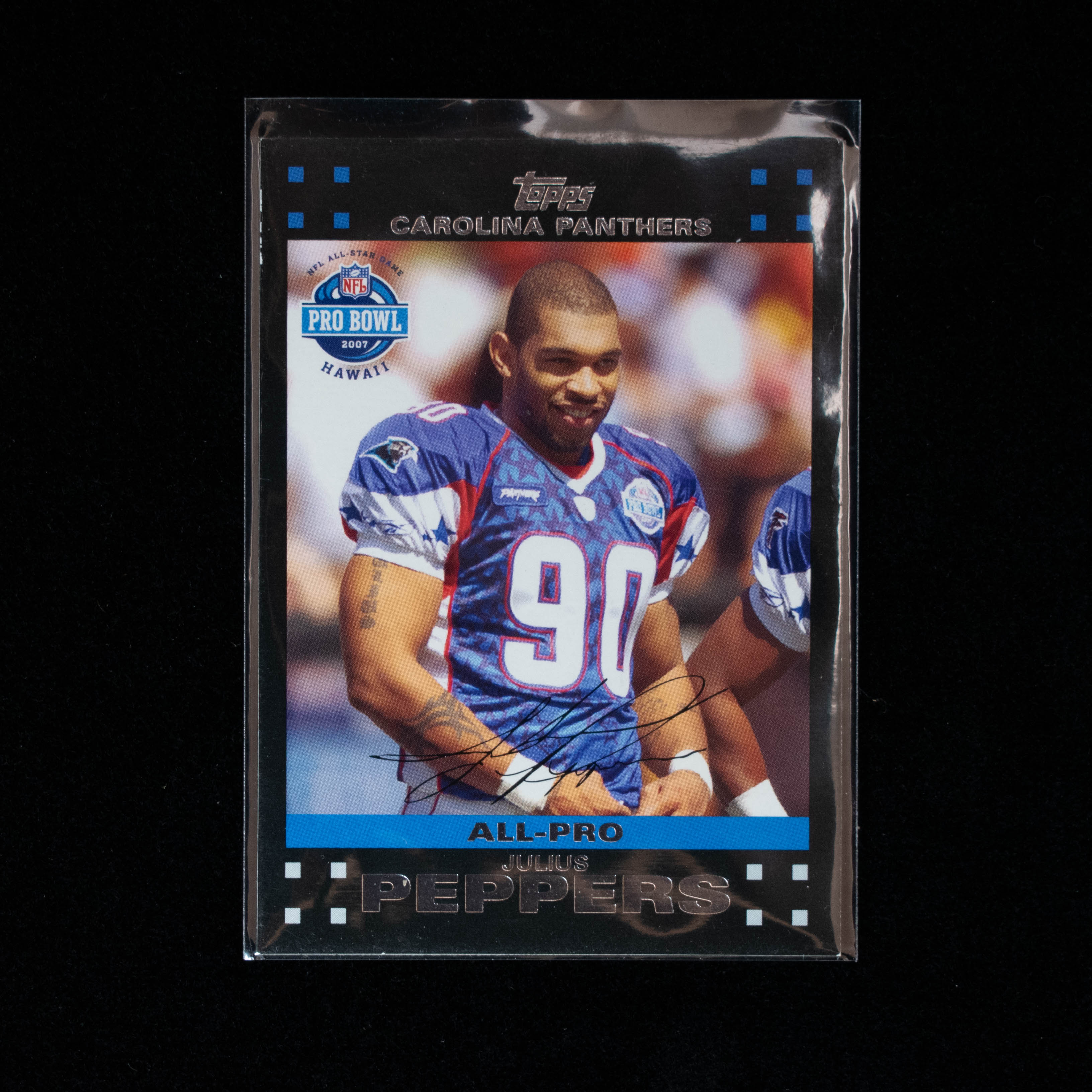 Julius Peppers 421 Topps 2007 Panthers Football Card