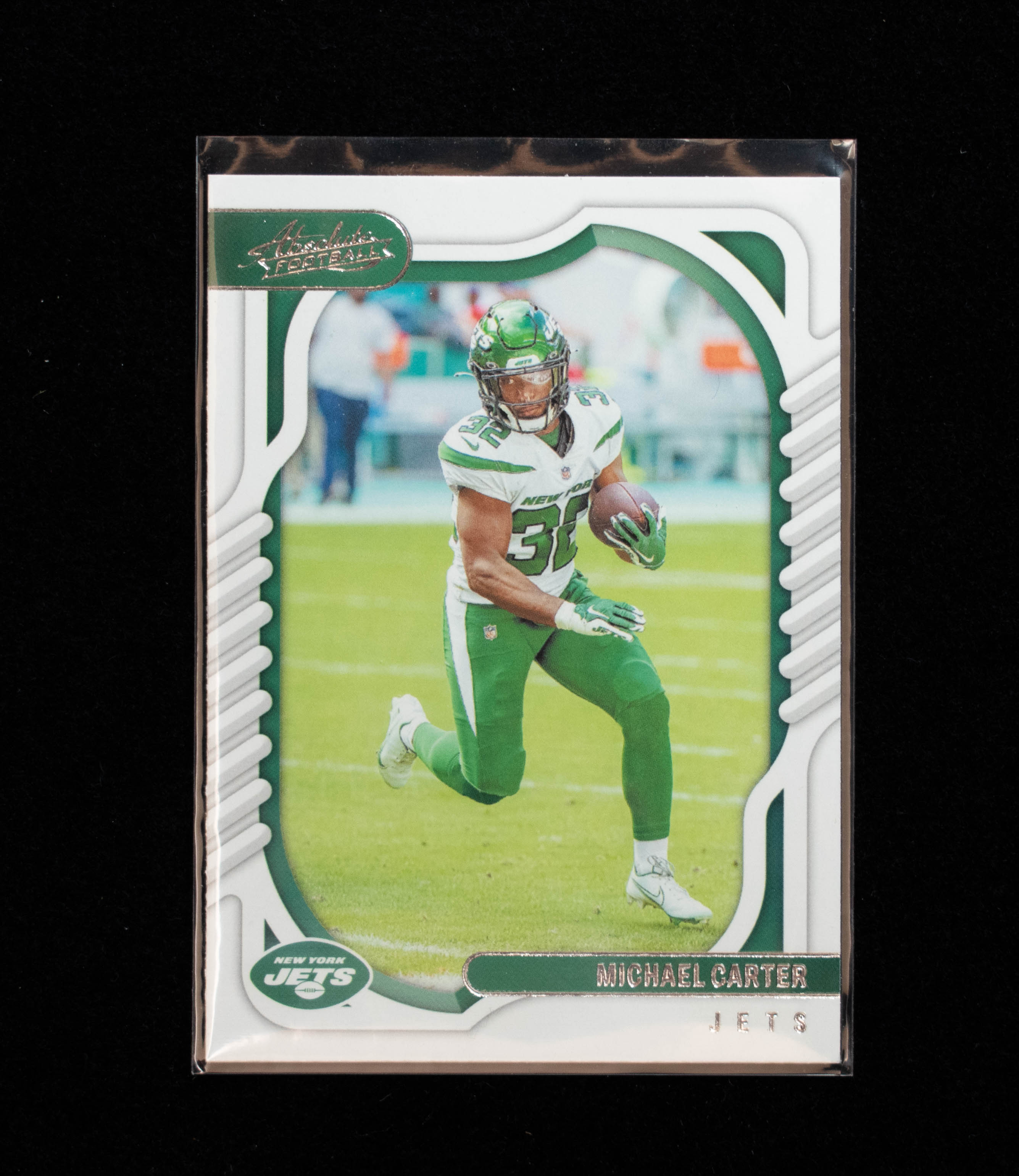Michael Carter 100 Panini 2022 Absolute Football Jets
