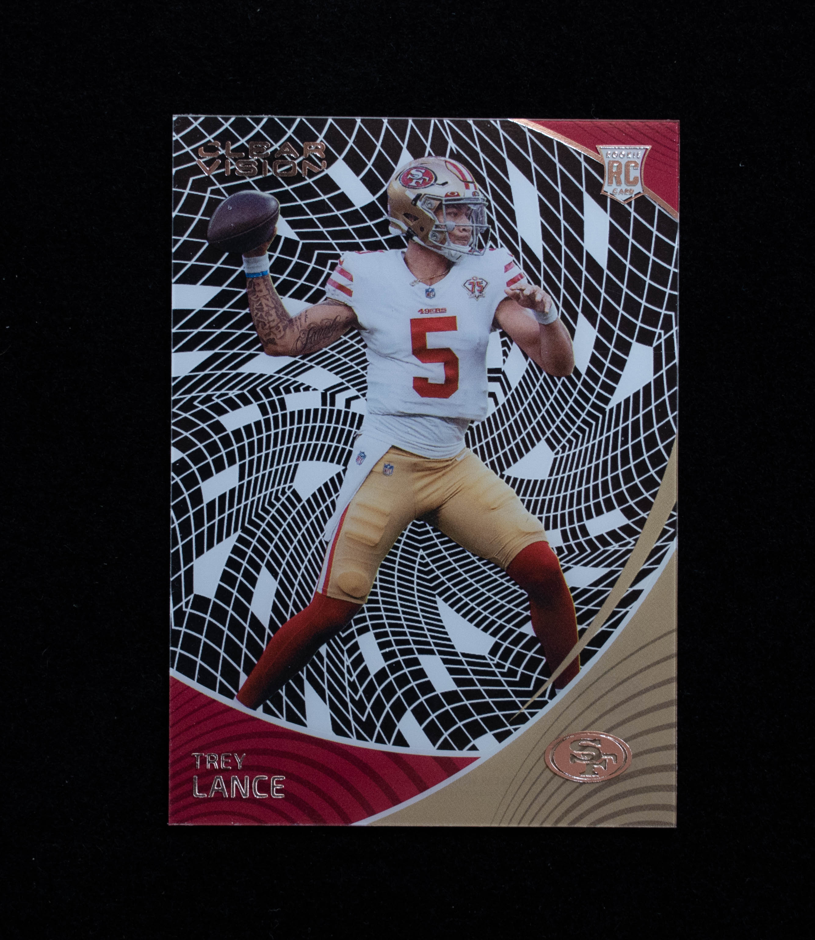 Trey Lance CVR-3 RC 2021 Panini Chronicles Clear Vision