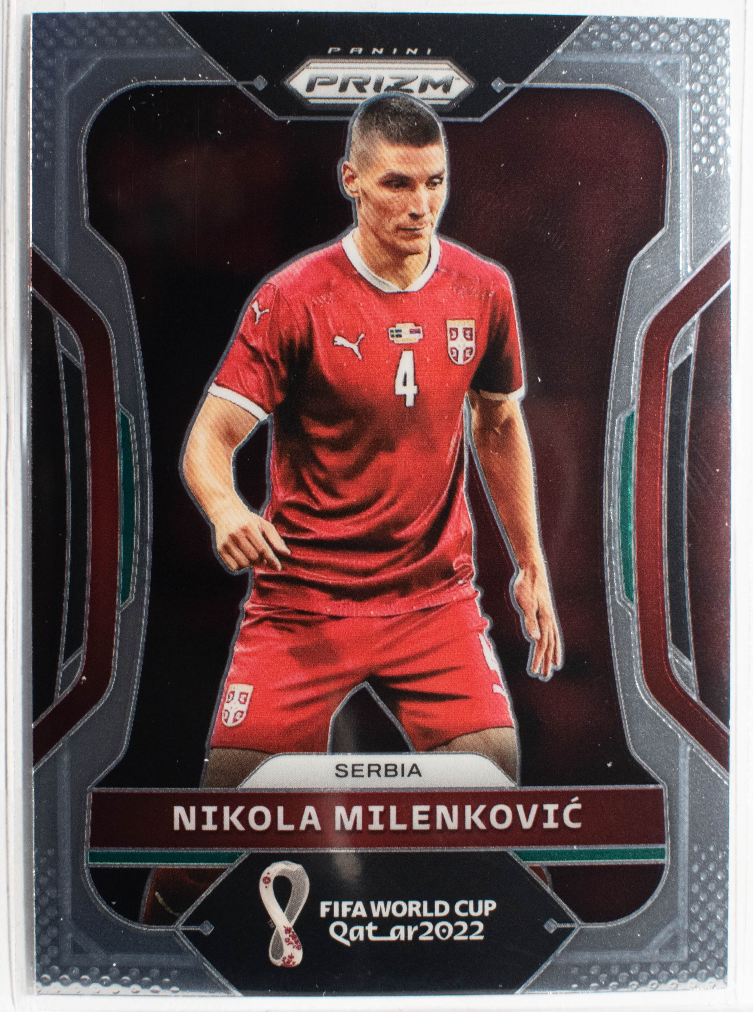257 Nikola Milenkovic 2022 Panini Prizm FIFA World Cup Road To Qatar