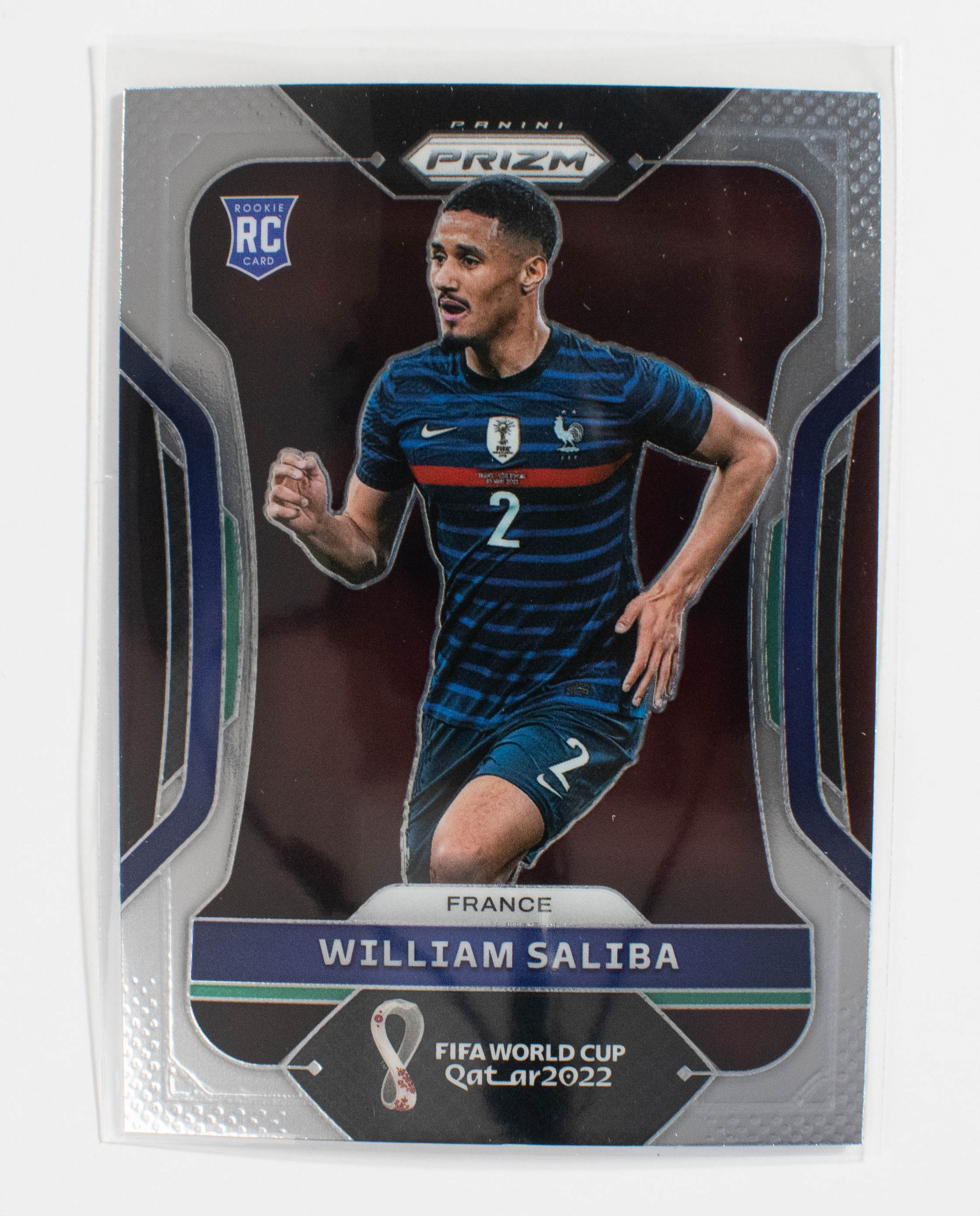 2022 Panini Prizm FIFA World Cup Rookie 106 William Saliba