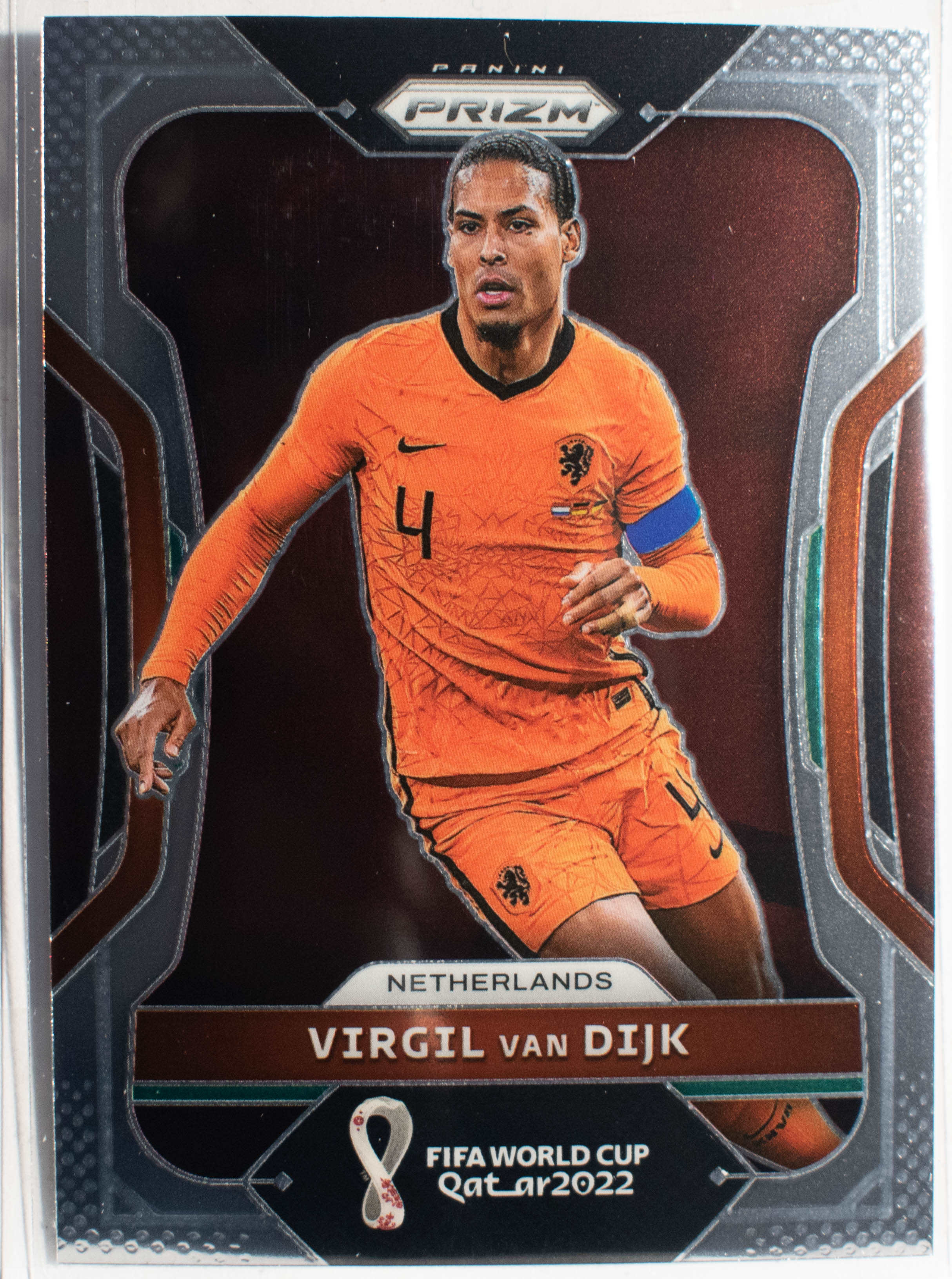 163 Virgil van Dijk 2022 Panini Prizm FIFA World Cup Road To Qatar