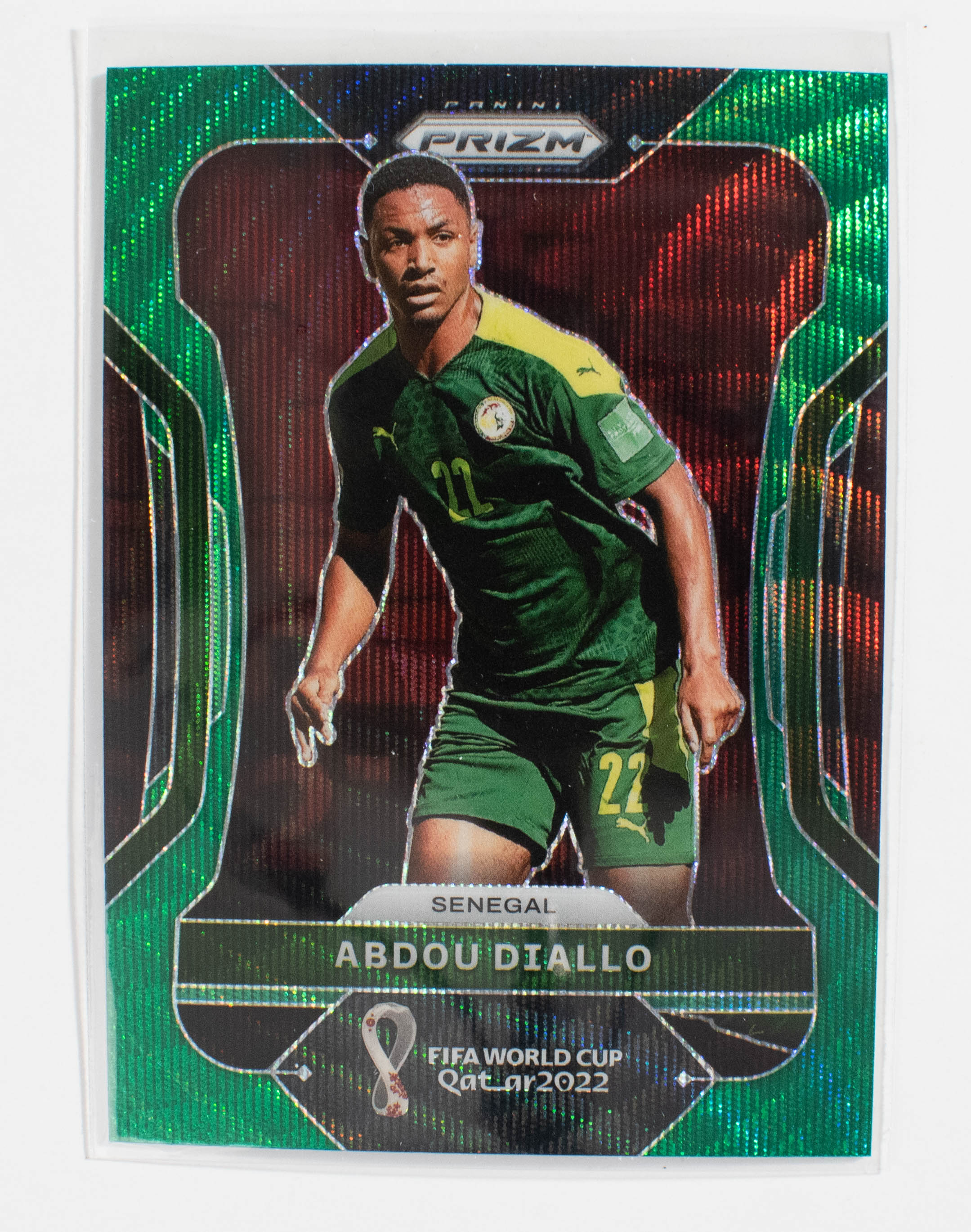 2022 Panini Prizm FIFA World Cup Green Wave 251 Abdou Diallo