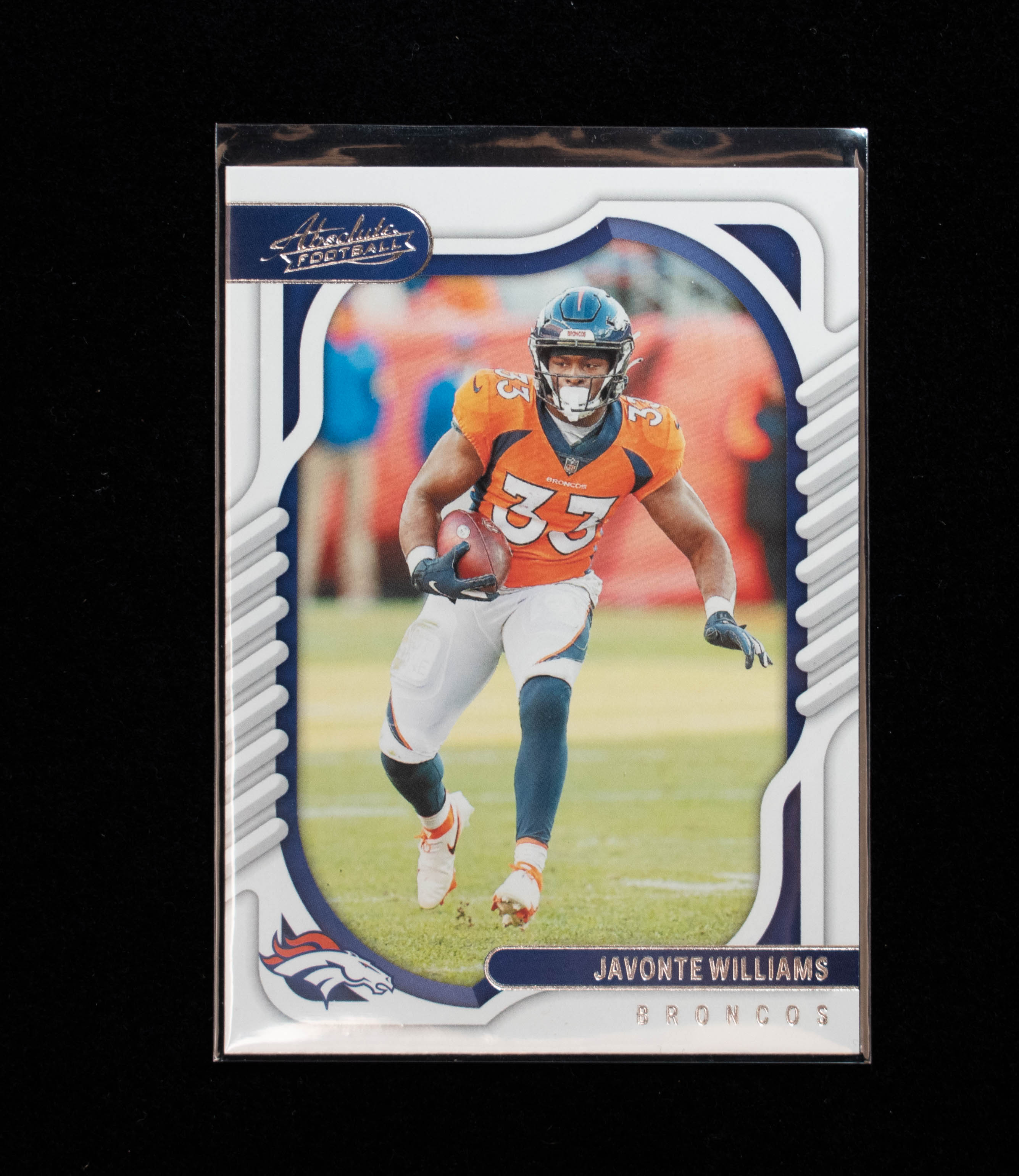 Javonte Williams 12 Panini 2022 Absolute Football Broncos