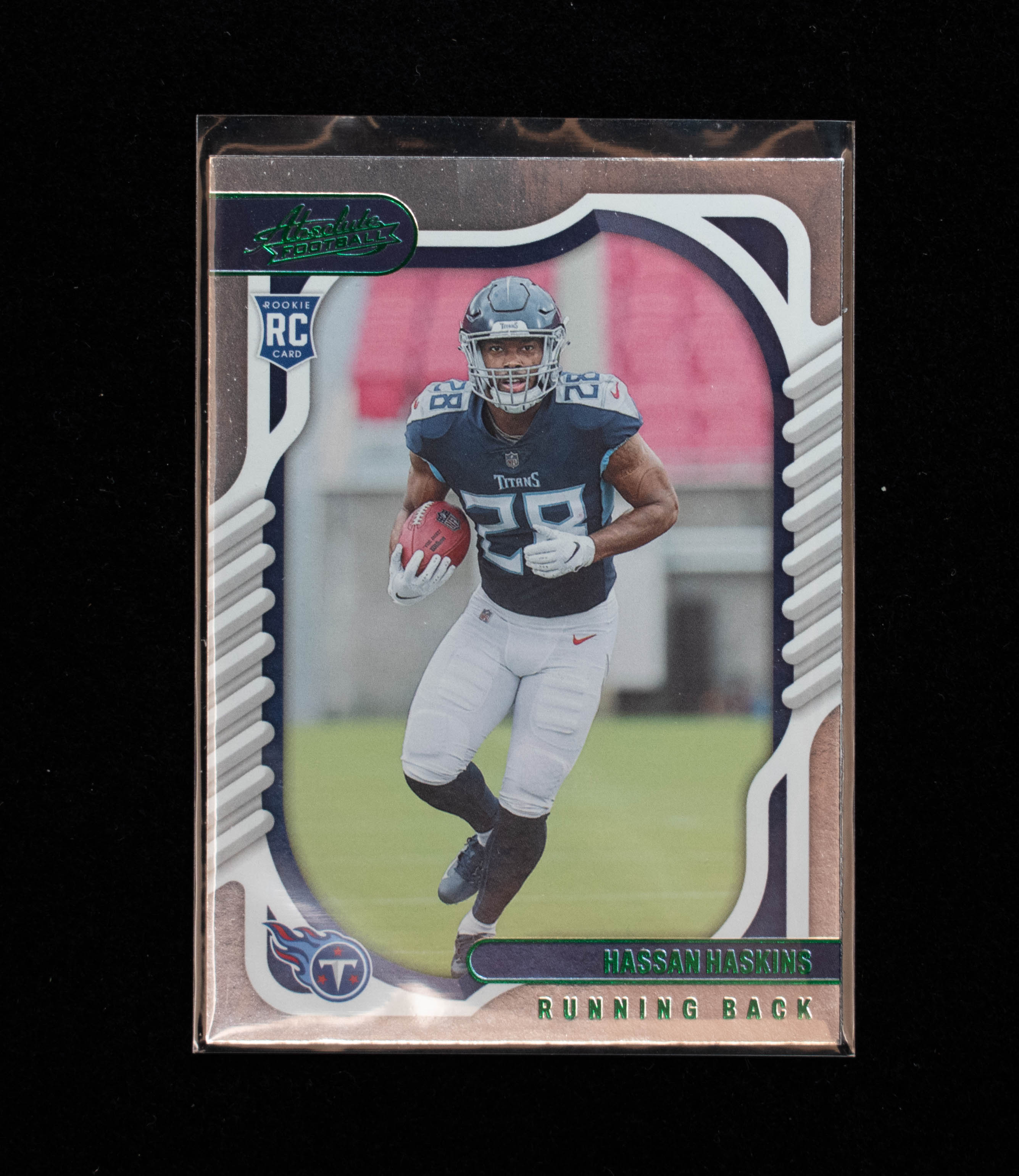 Hassan Haskins 142 RC Panini 2022 Absolute Titans