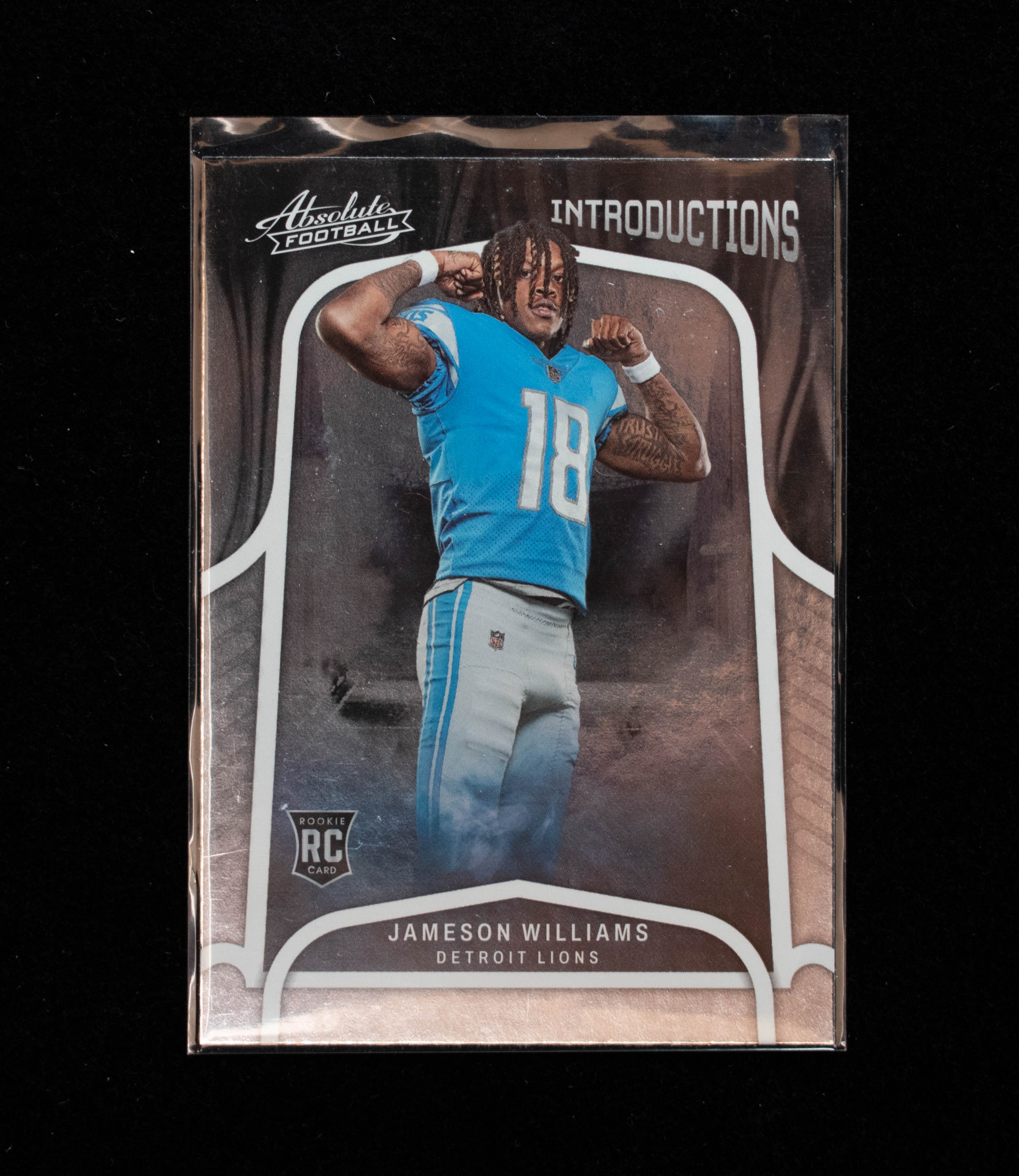 Jameson Williams INT-7 RC Panini 2022 Lions