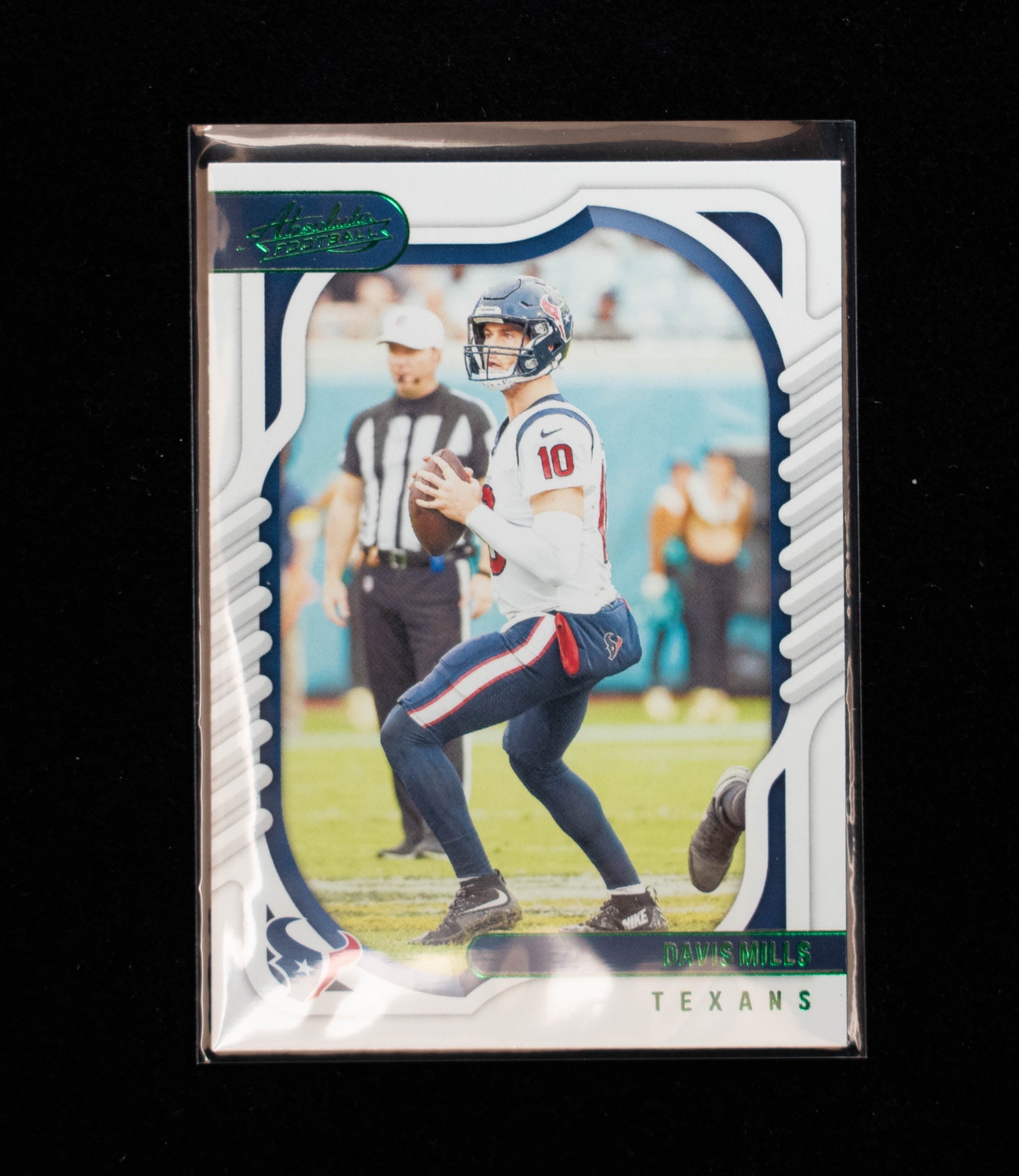 Davis Mills 5 Panini 2022 Absolute Football Houston Green