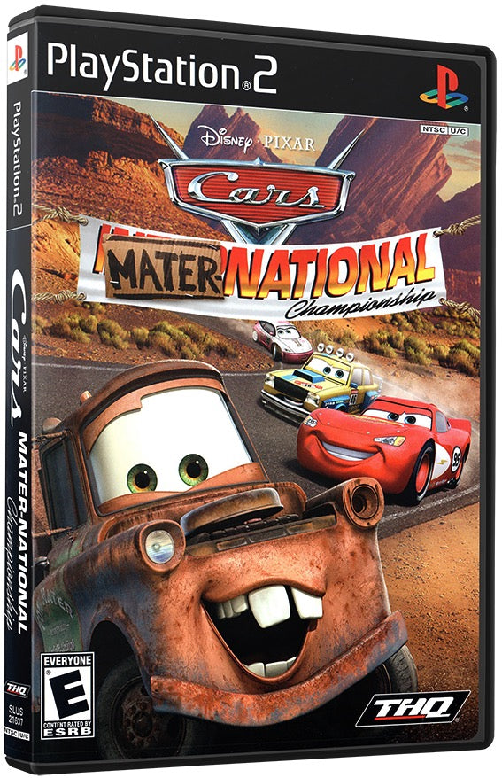 Cars Mater - National Championship PS2 Sony Playstation 2 Used Video Game PS2