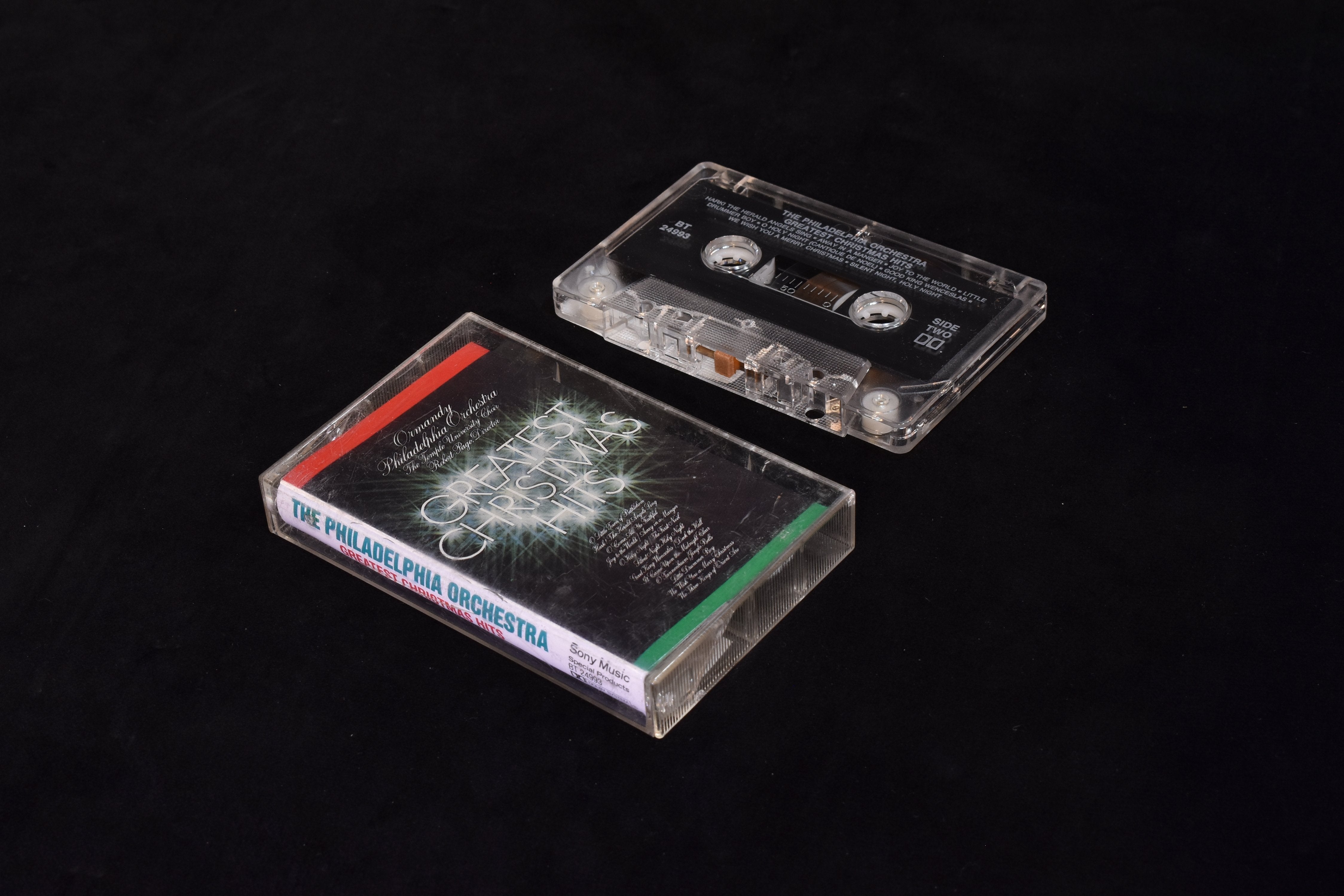 Philadelphia Orchestra greatest Christmas hits cassette tape used