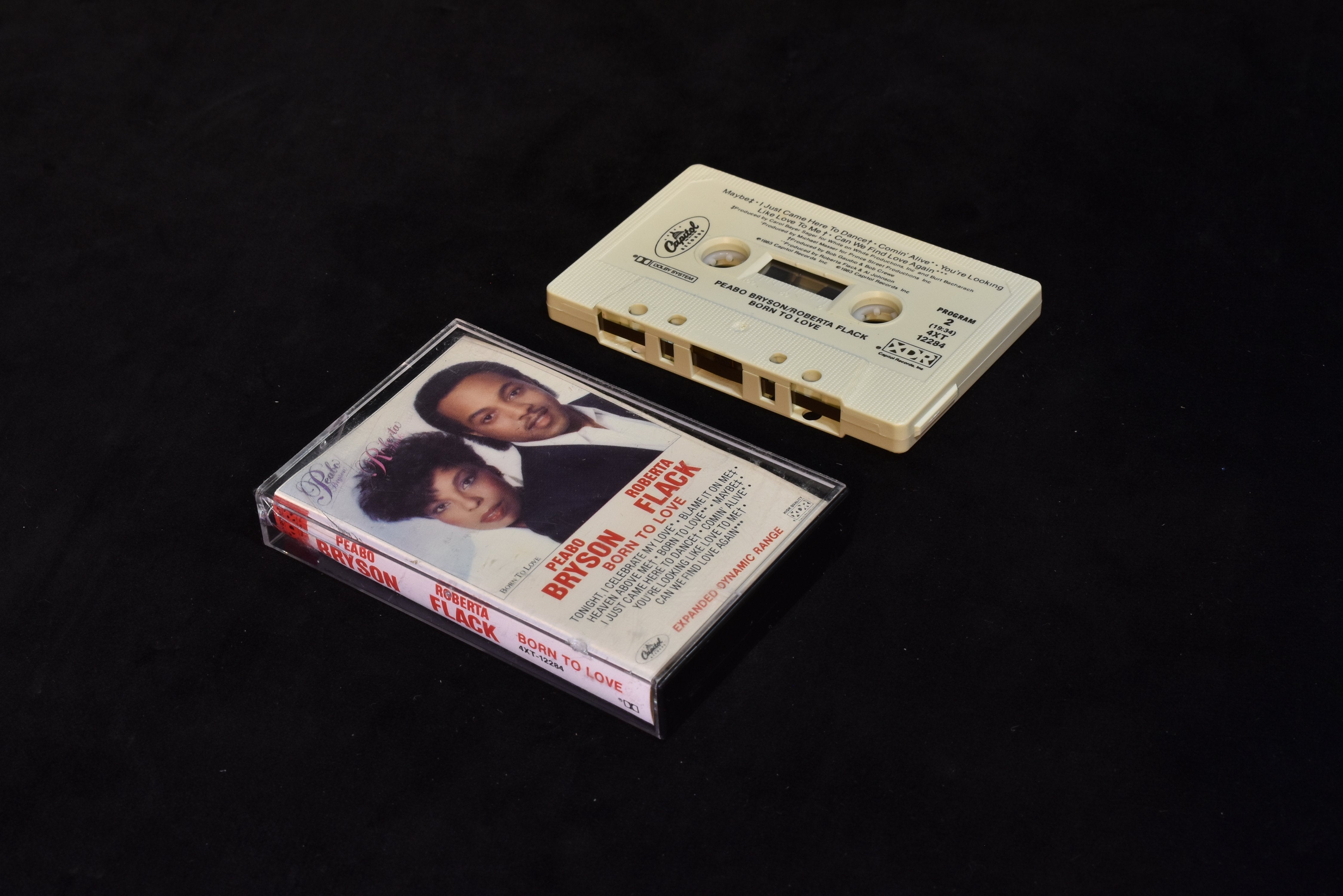 Peabo Roberta Flack Born To Love Cassette Tape Used Expanded Dynamic Range