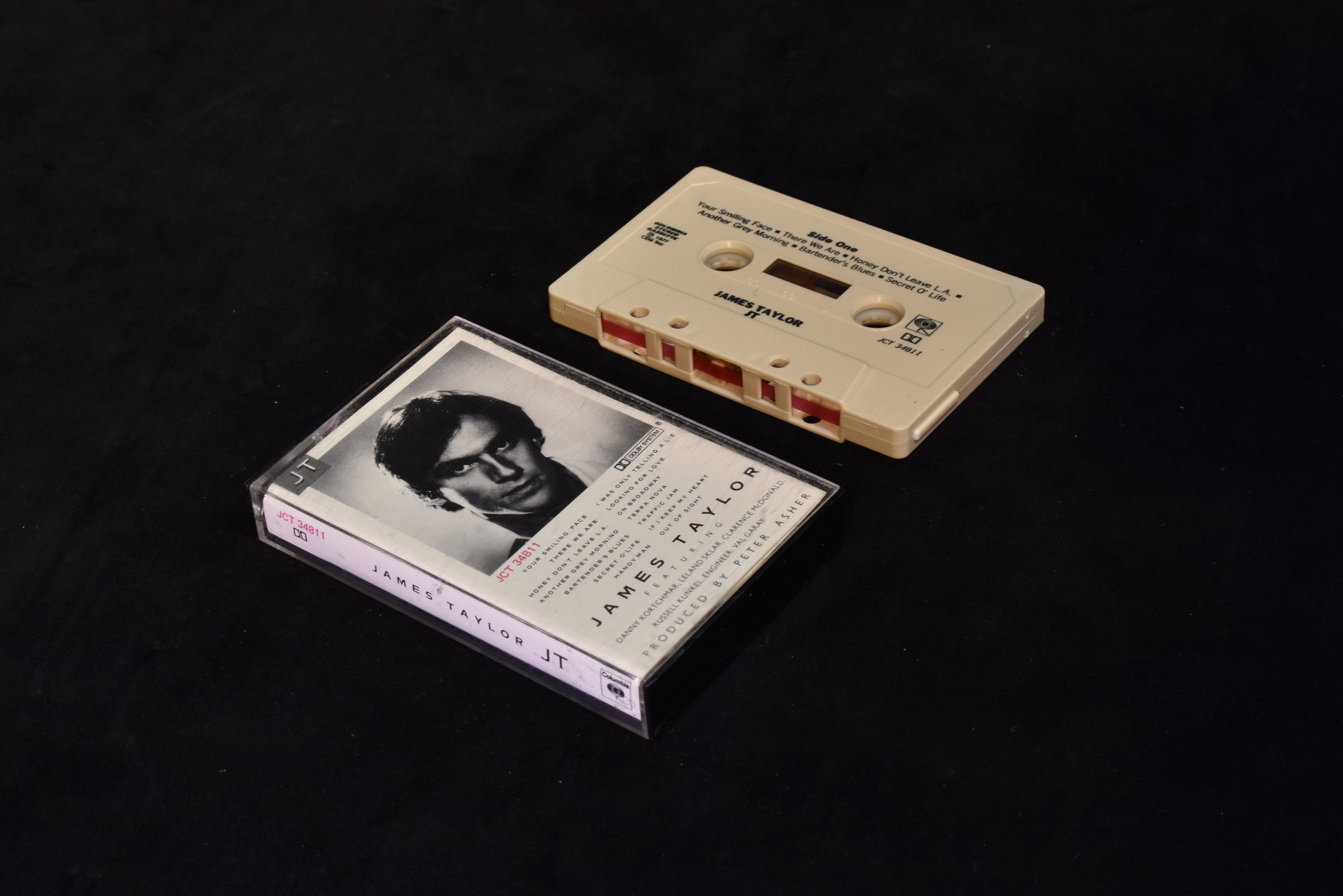 James Taylor Cassette Tape Used JT Peter Asher 1977 Authentic