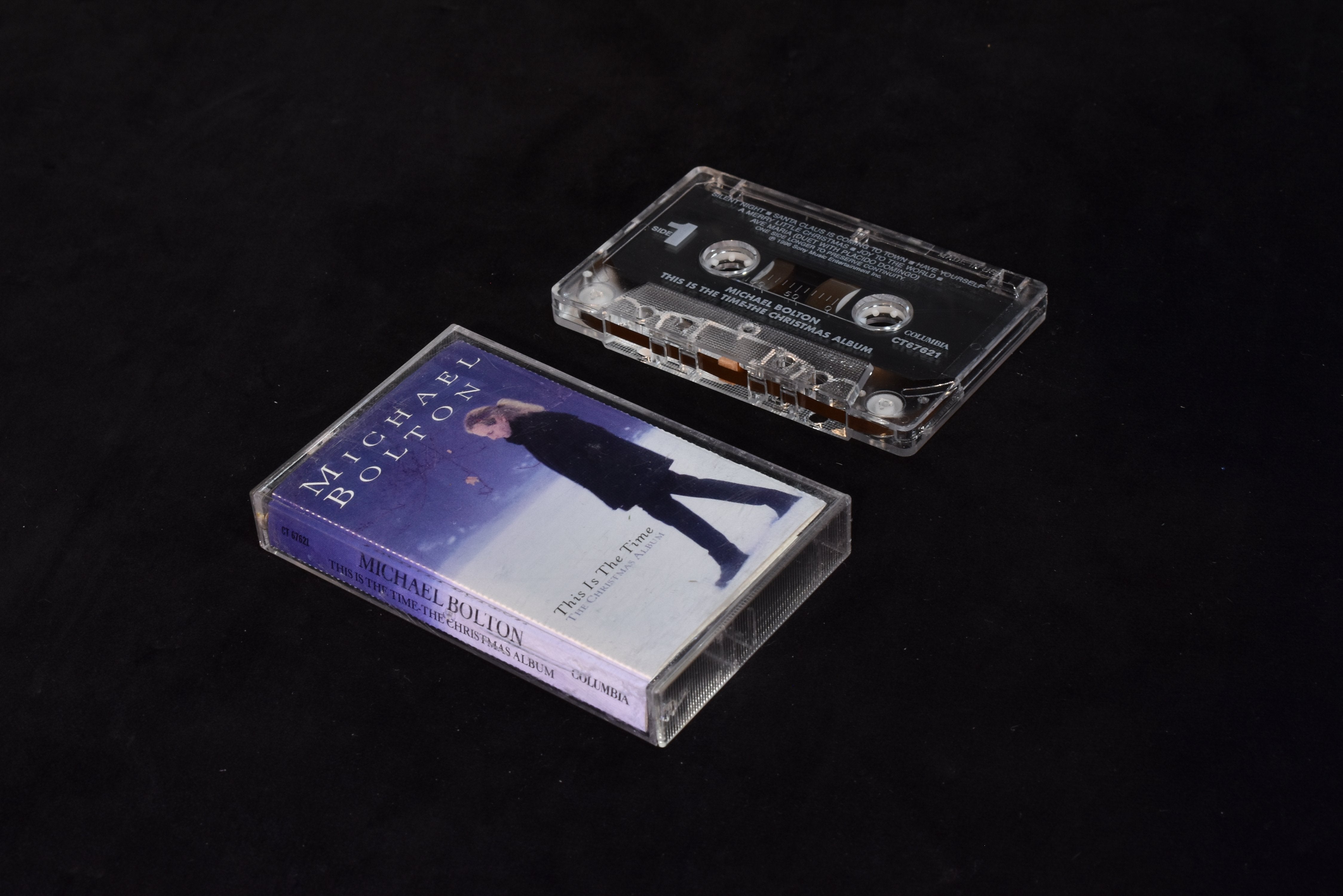 Michael Bolton cassette tape Columbia this is the time the Christmas album used