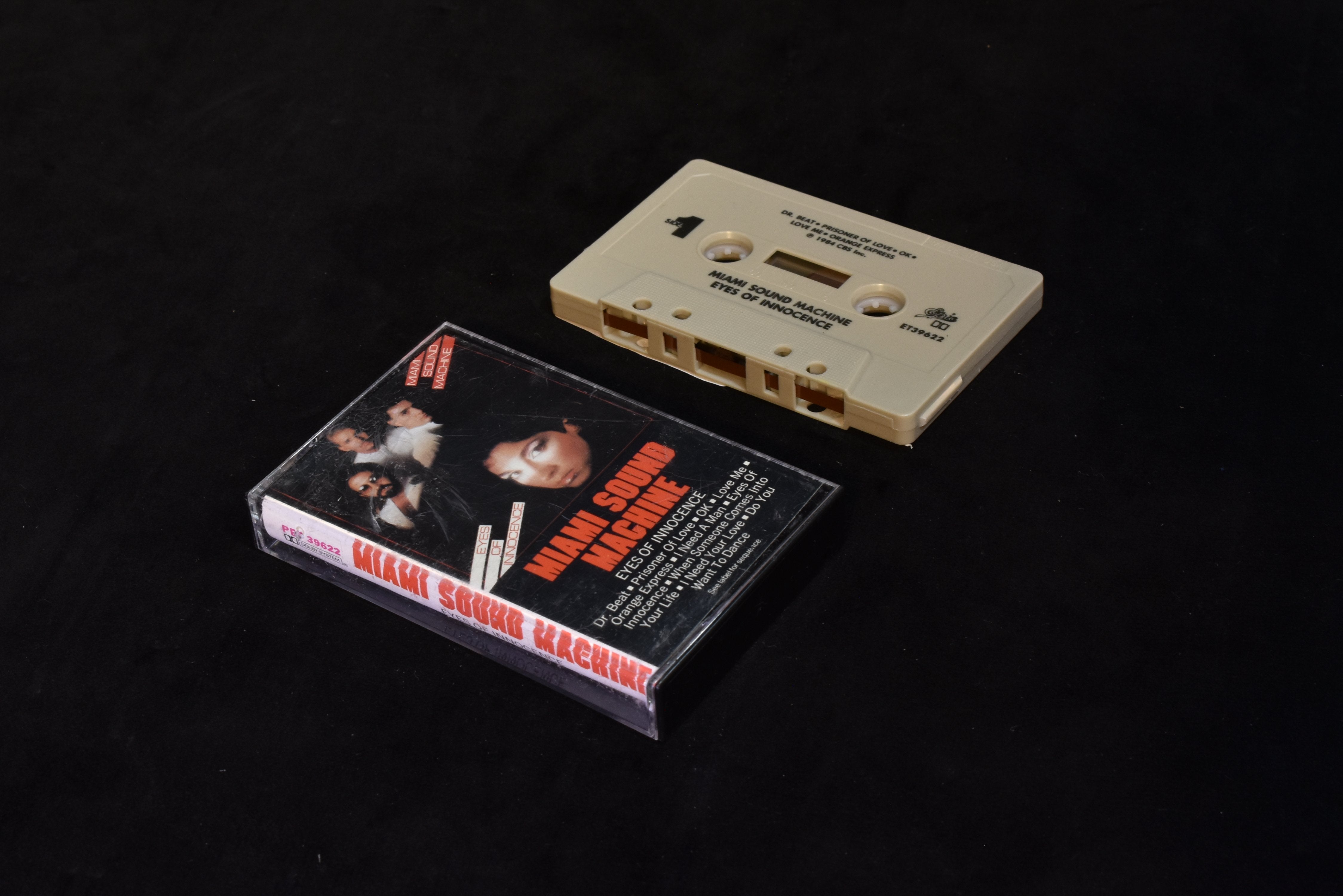 Miami sound machine eyes of innocence cassette tape used