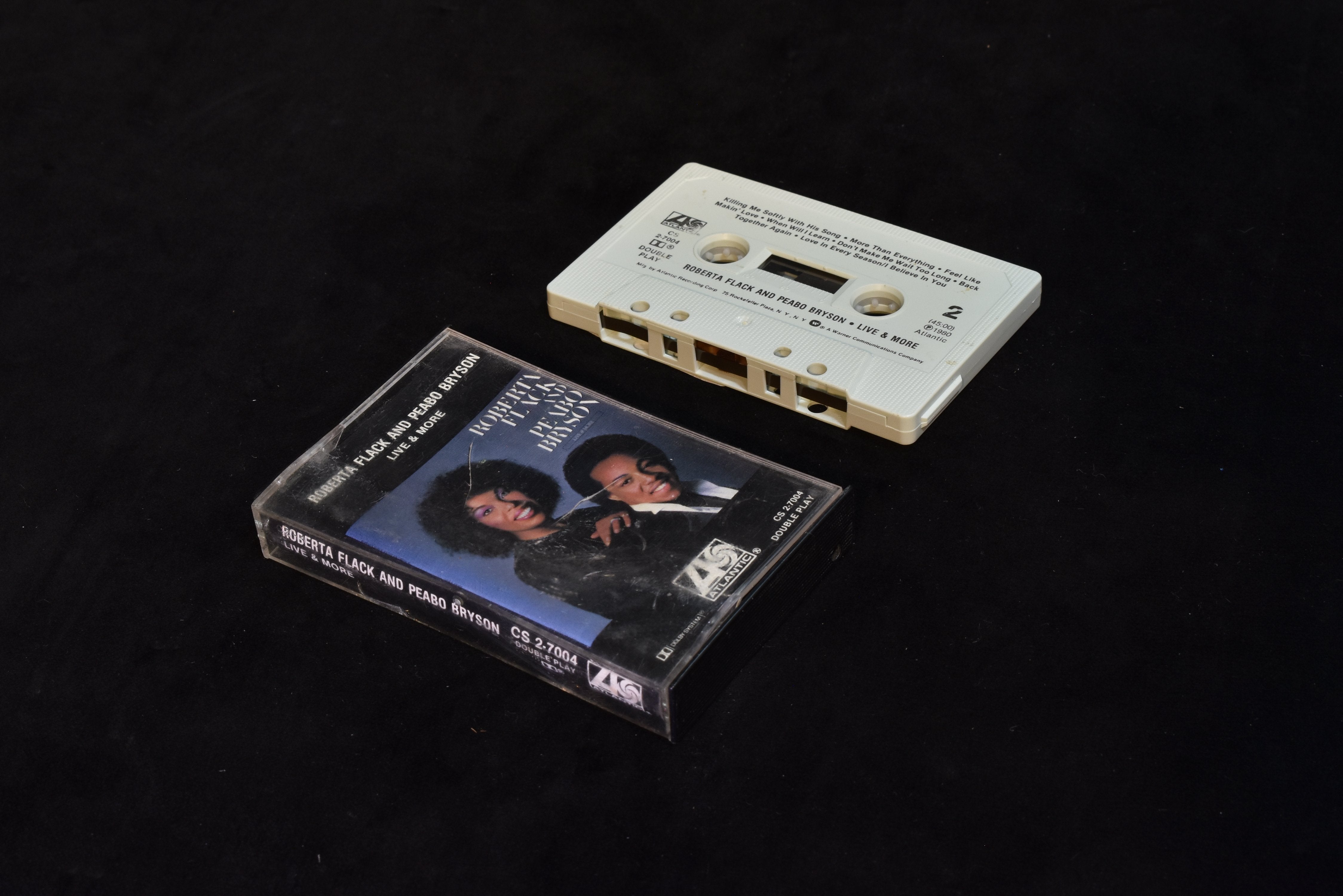 Roberta Flack And Peabo Bryson concert tape CS 2-7004 Used