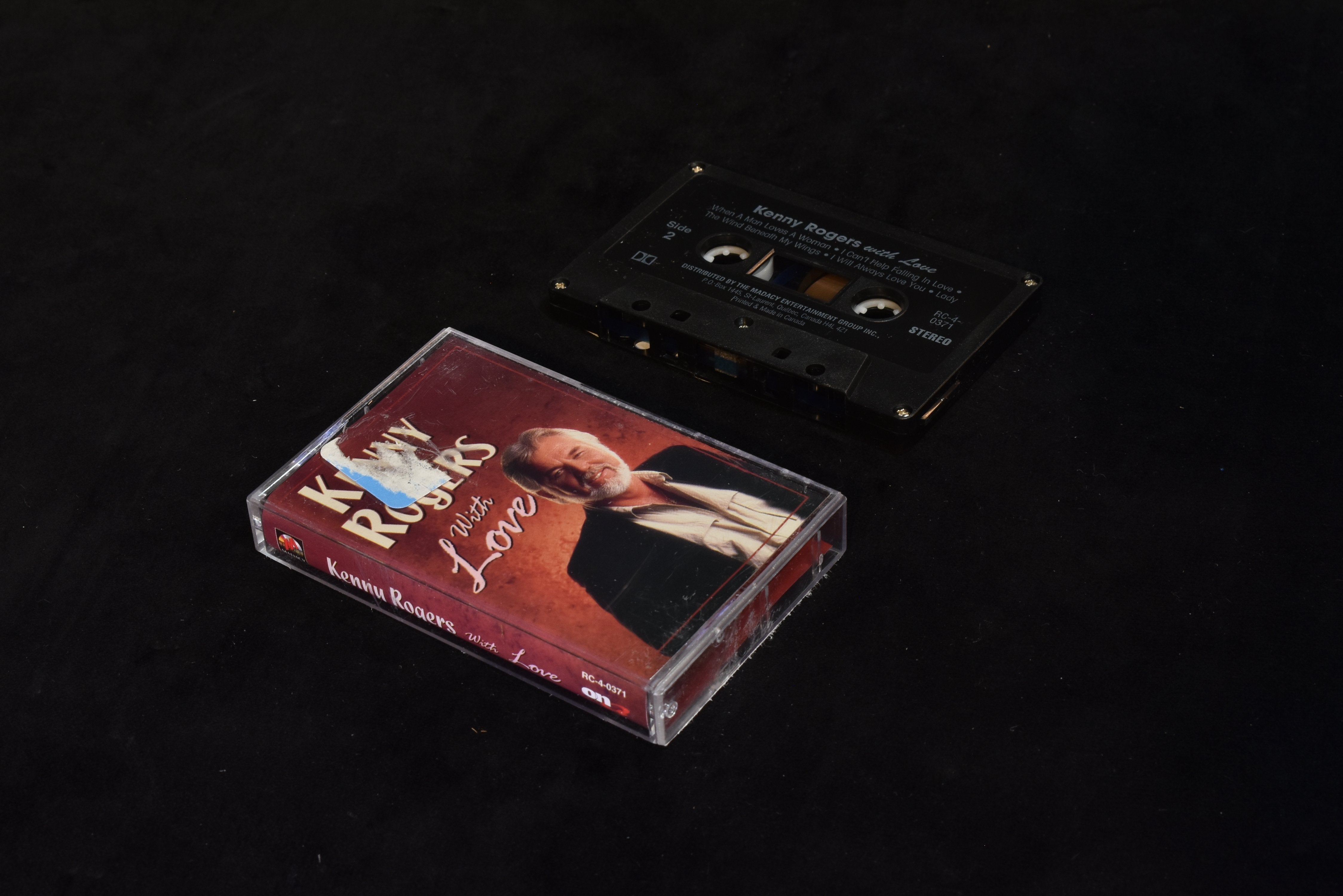 Kenny Rogers with love cassette tape used