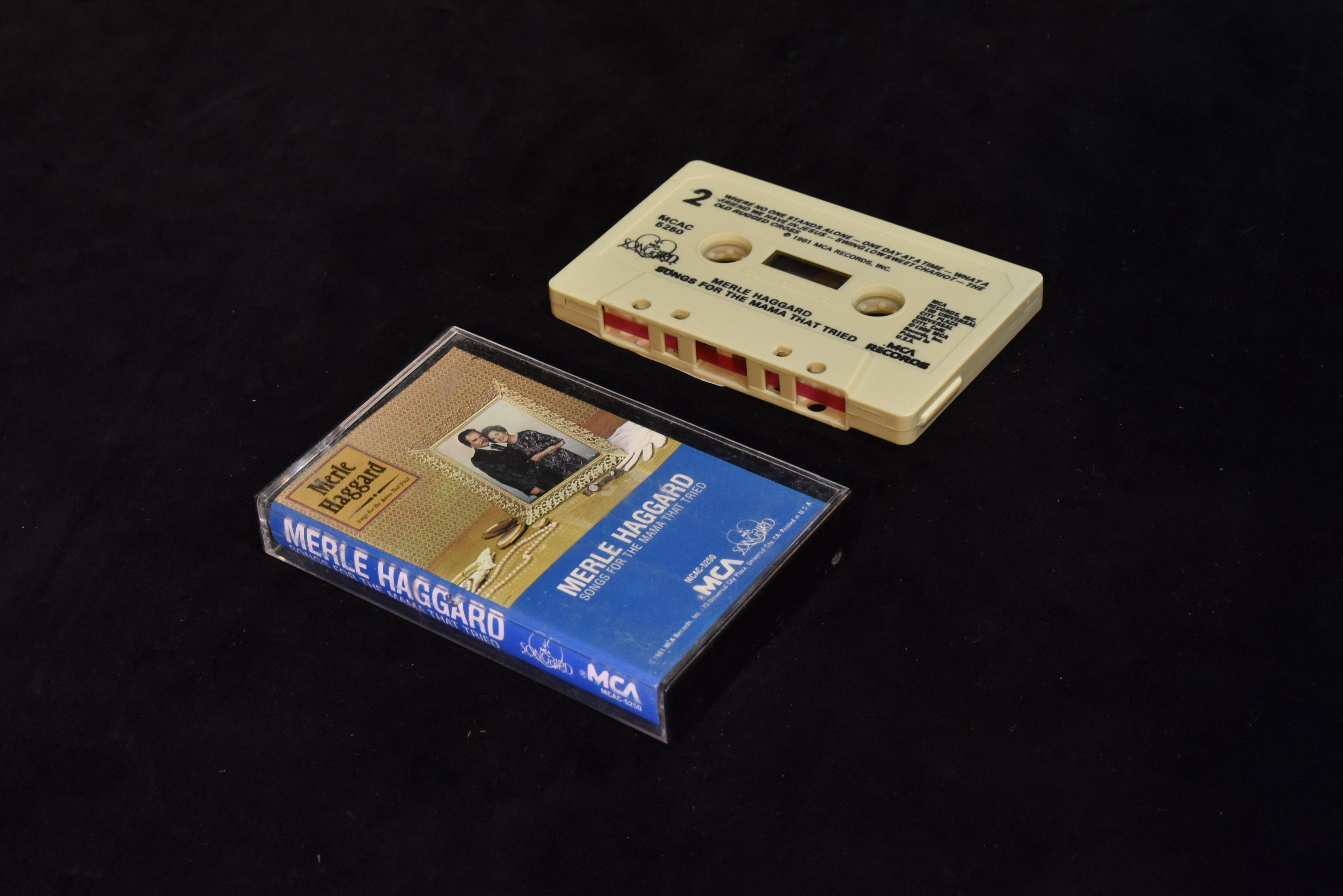 Merle haggard songs for the mama that tried used cassette