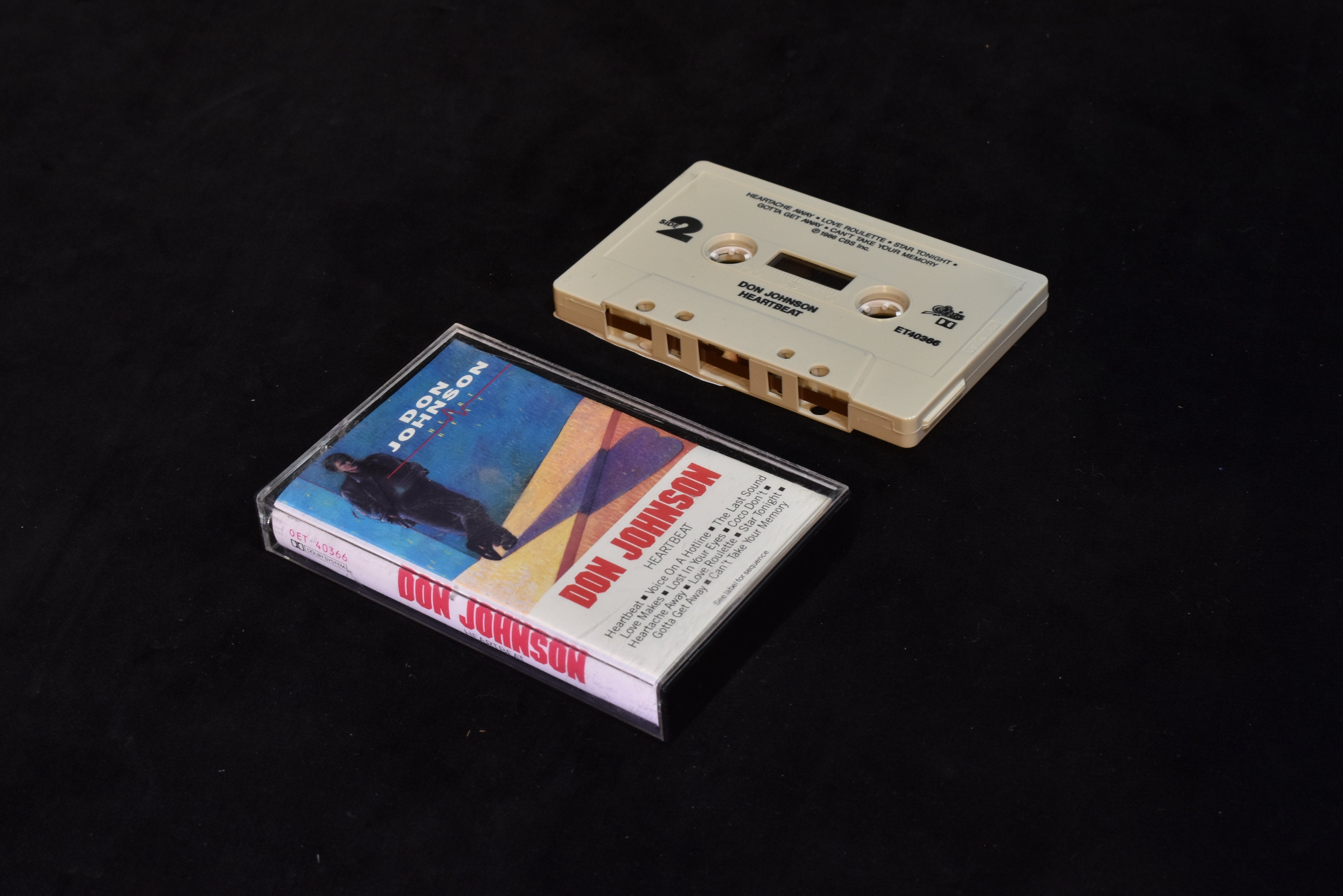 Don Johnson Heartbeat Used tape Used Cassette