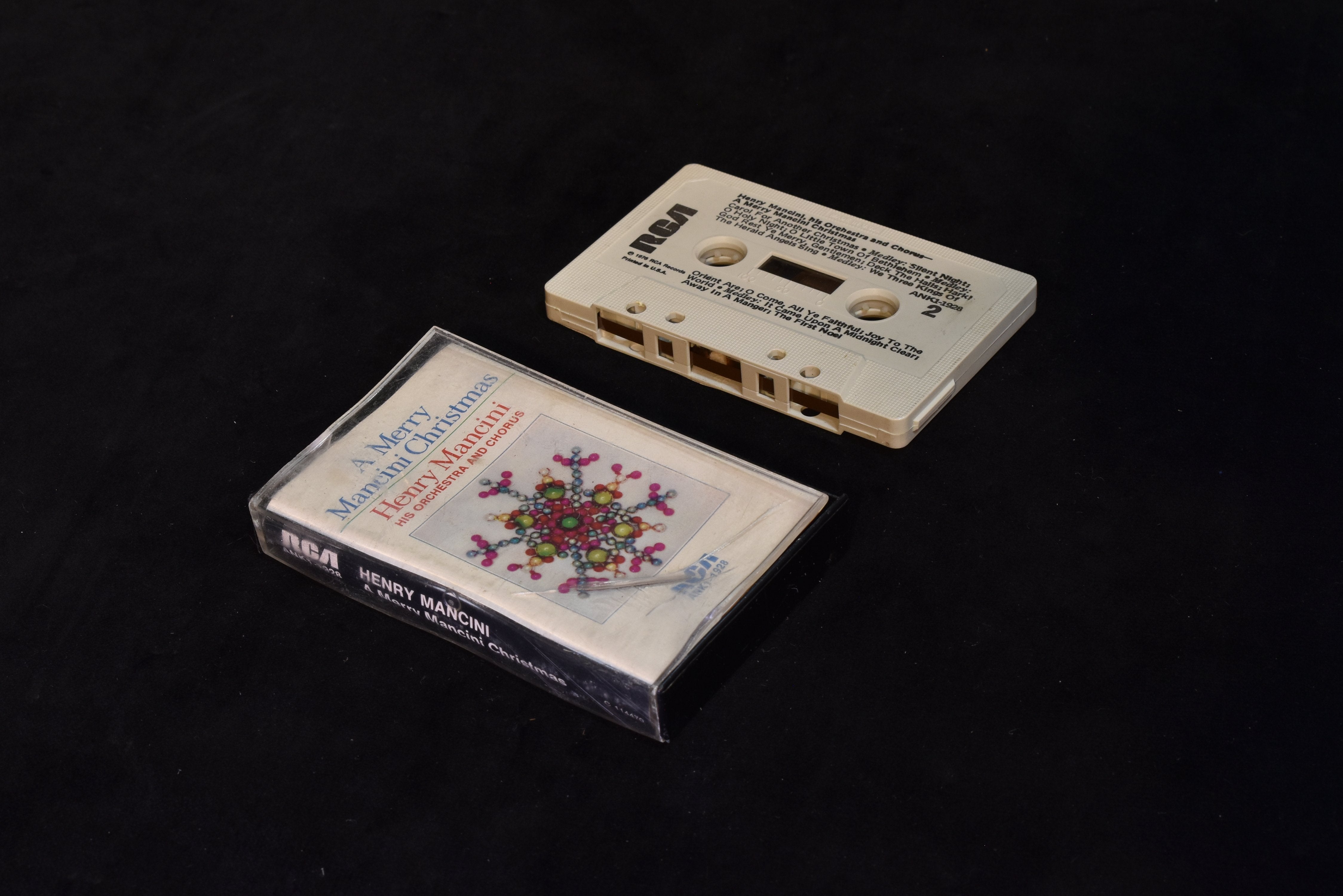 Henry Mancini A merry Mancini Christmas cassette tape used