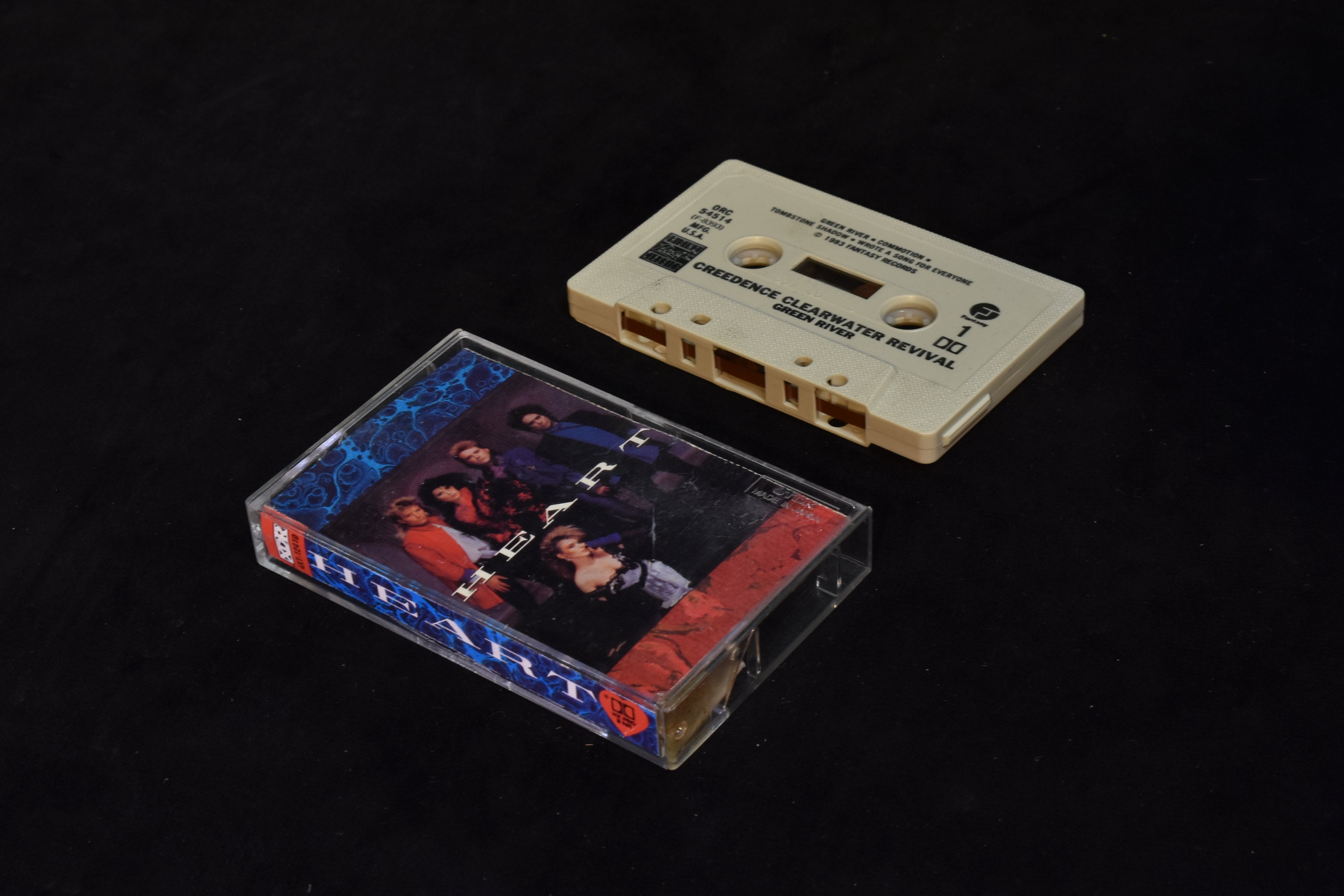 Heart cassette tape used