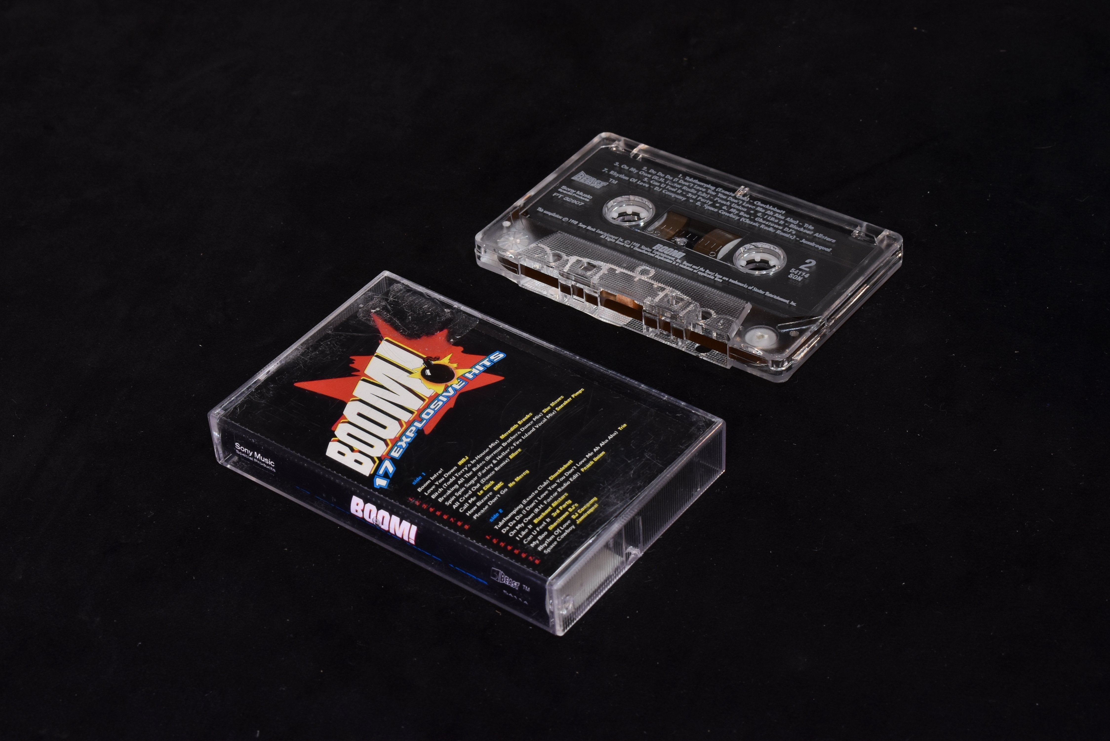 Boom 17 explosive hits cassette tape used