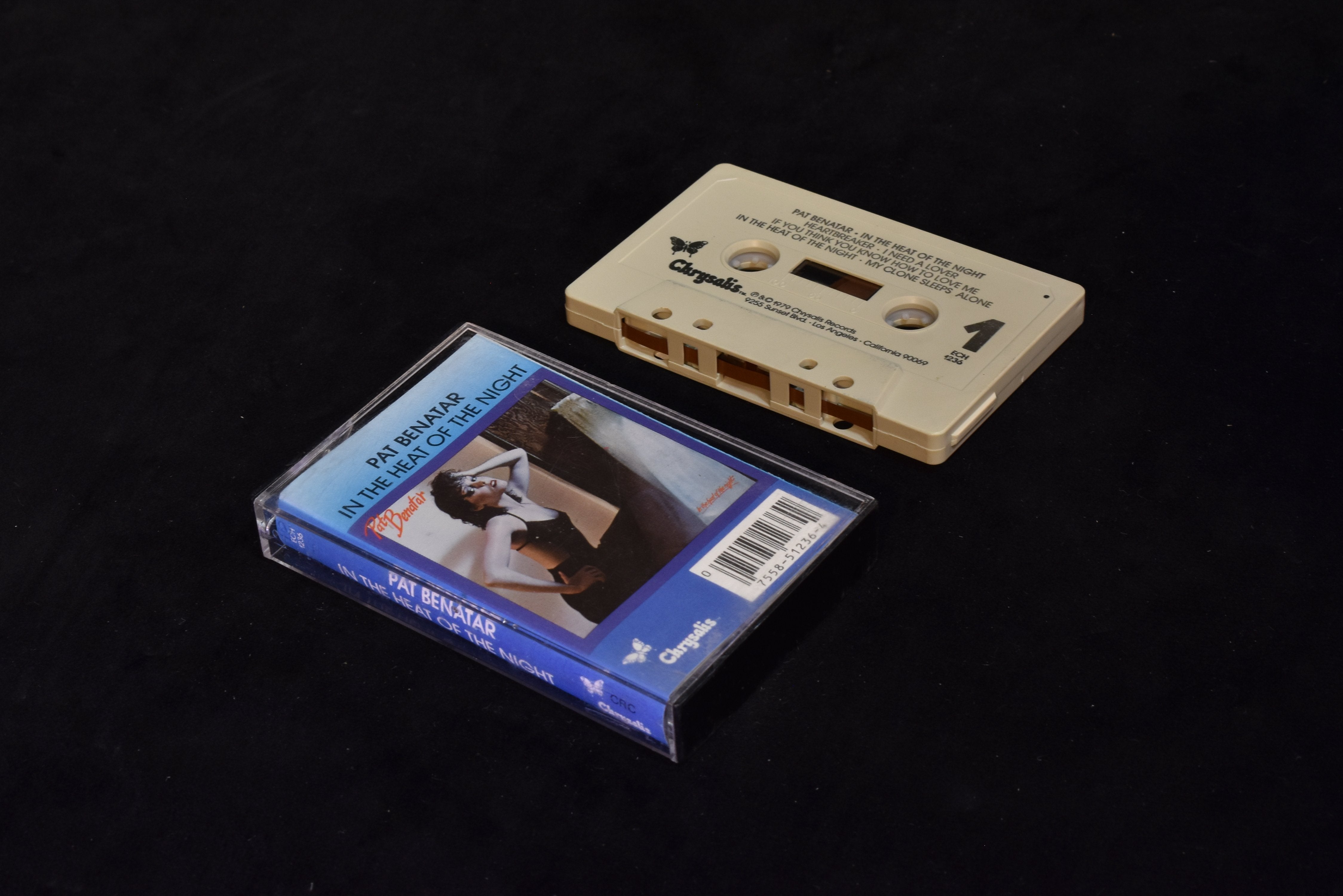 Pat Benatar in the heart of the night cassette tape used