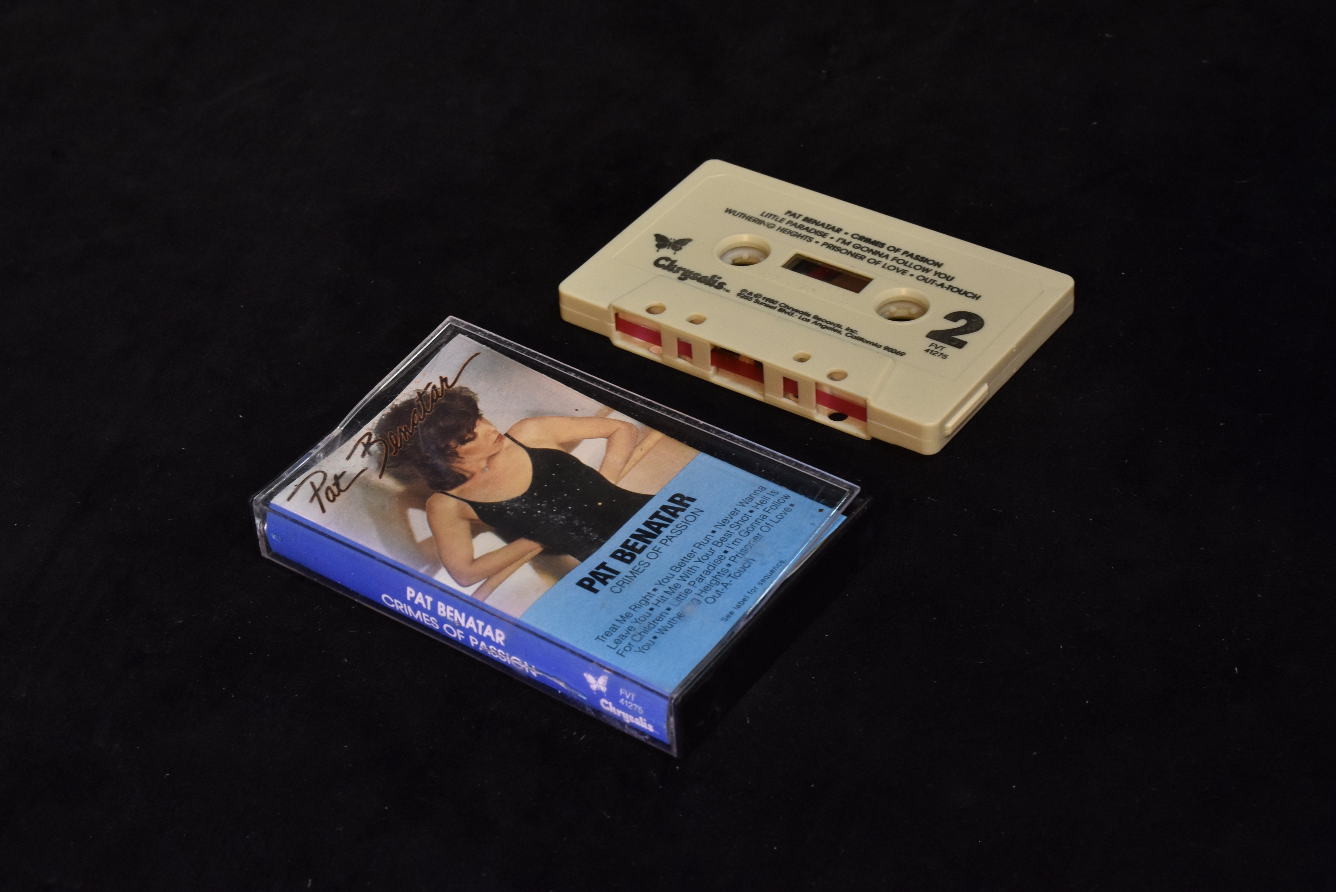 Pat Benatar crimes of passion cassette tape used