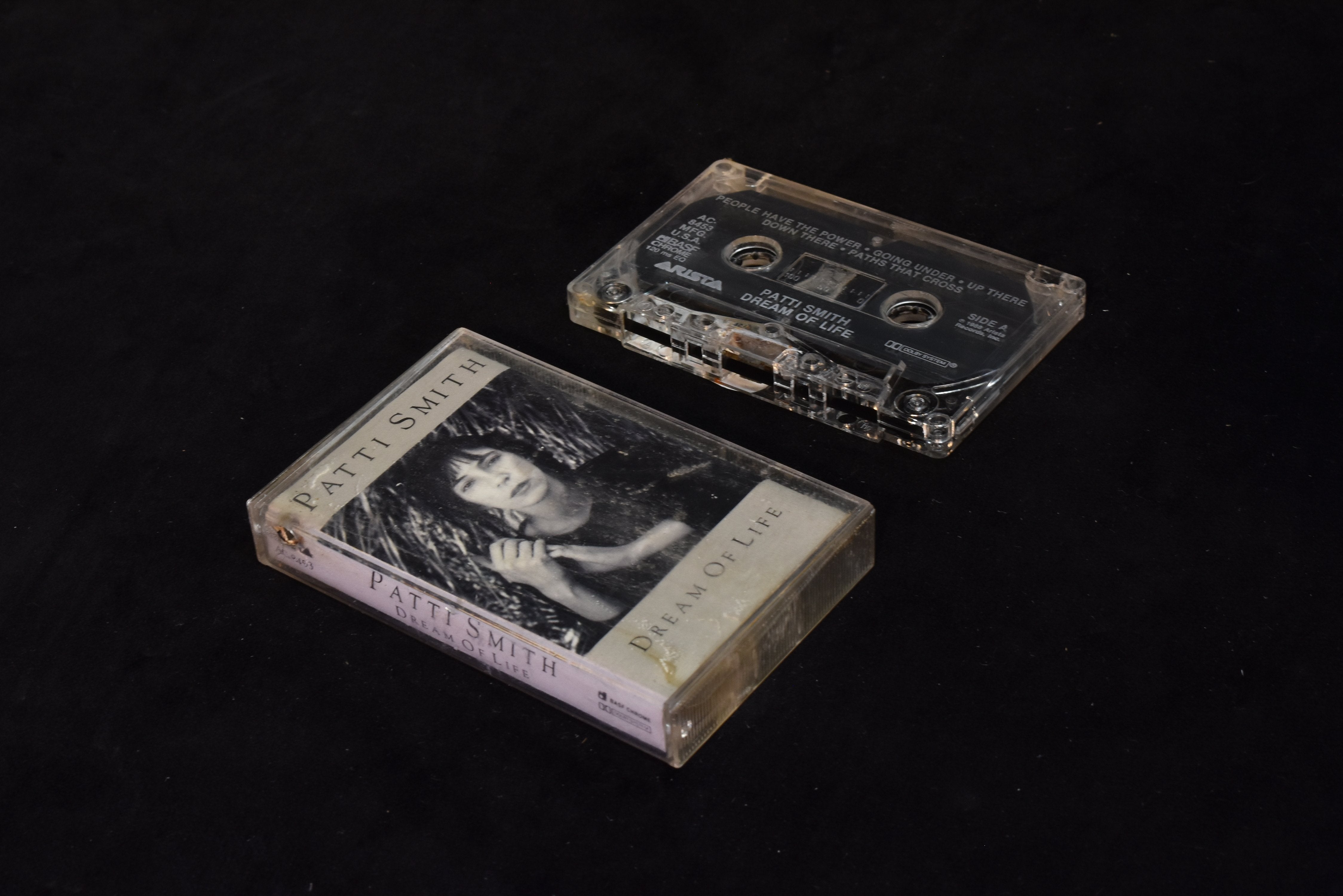 Patti Smith dream of life cassette tape used