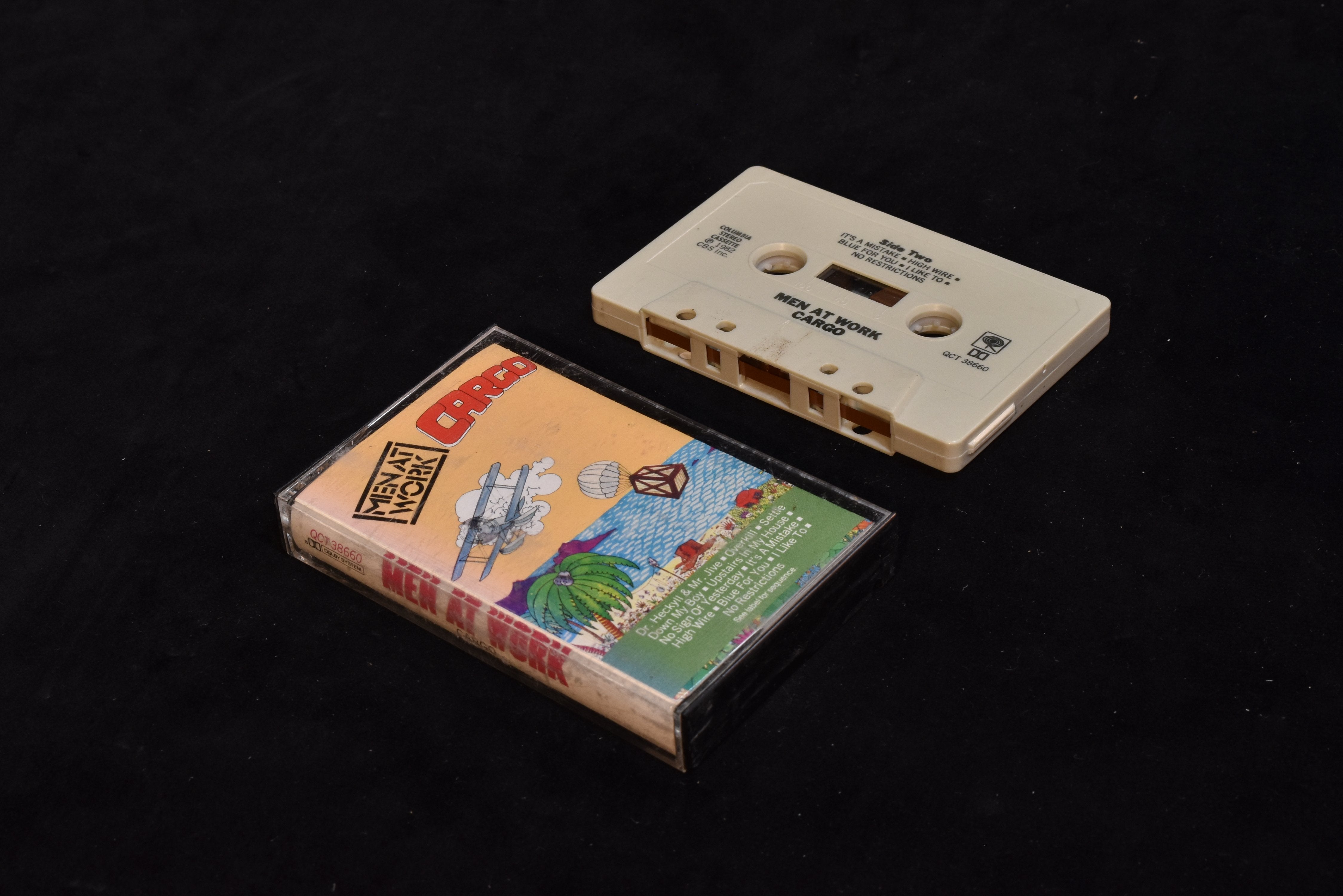 Men At Work cargo cassette tape used