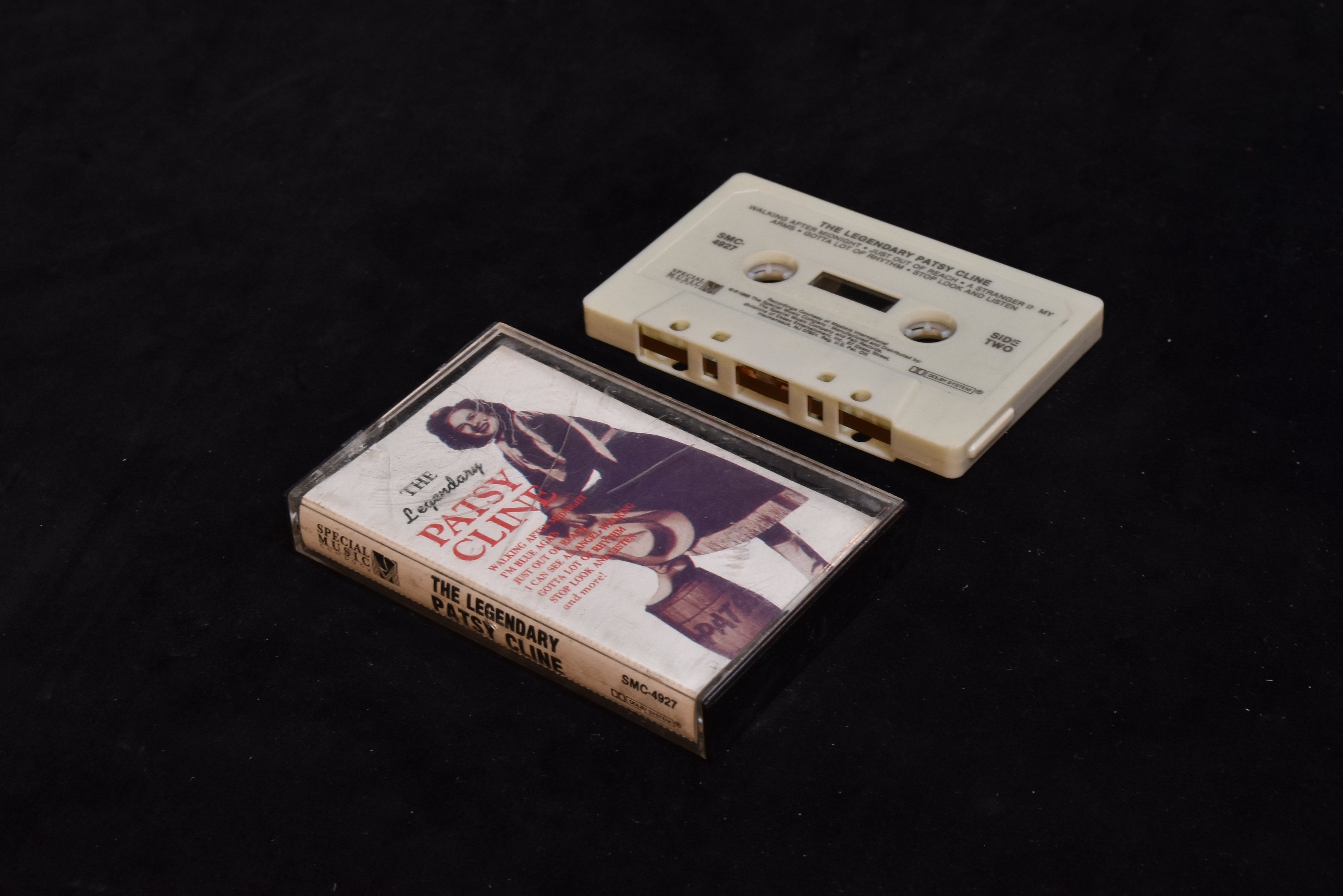 The legendary Patsy Cline cassette tape used