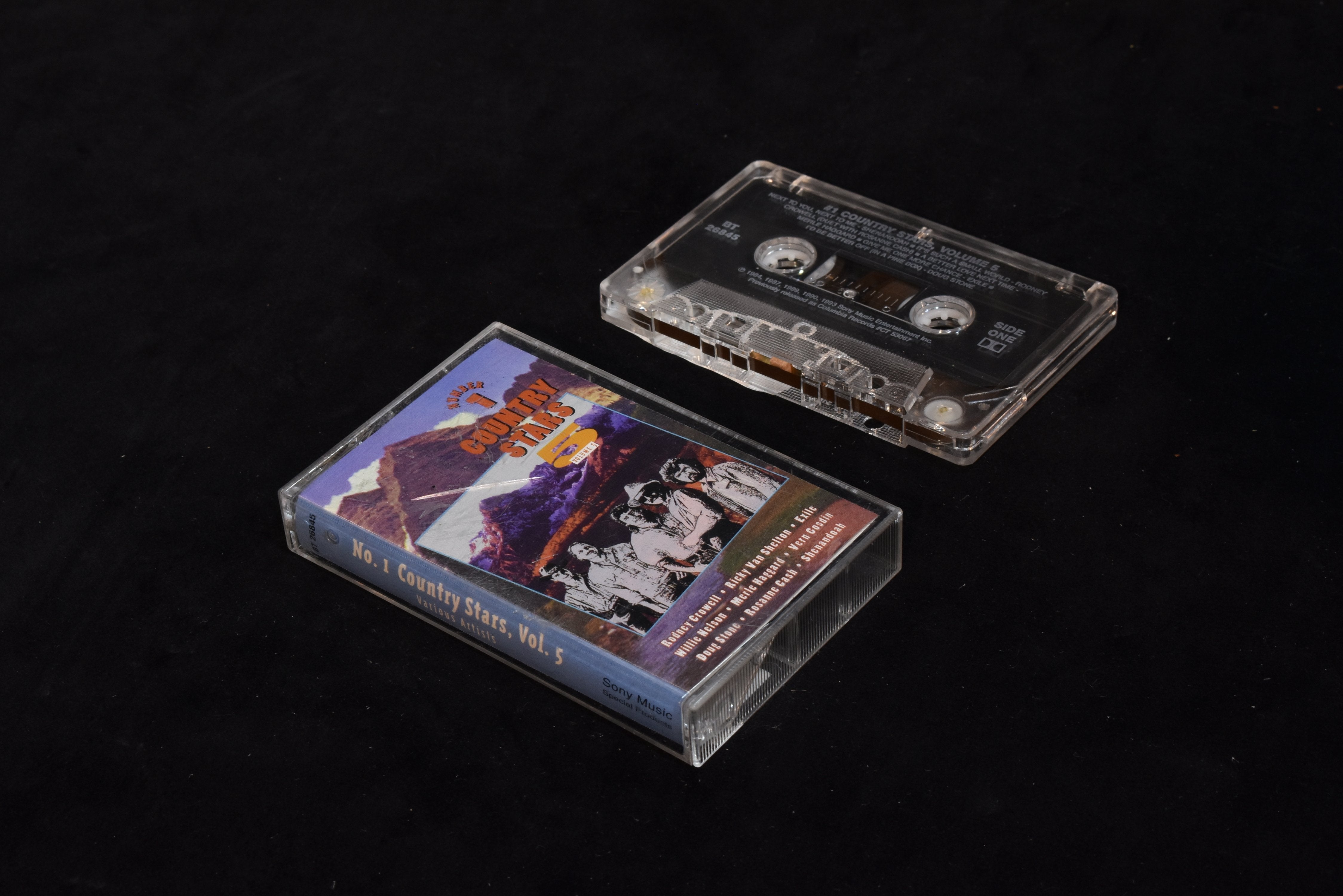 Number one country stars volume five cassette tape used
