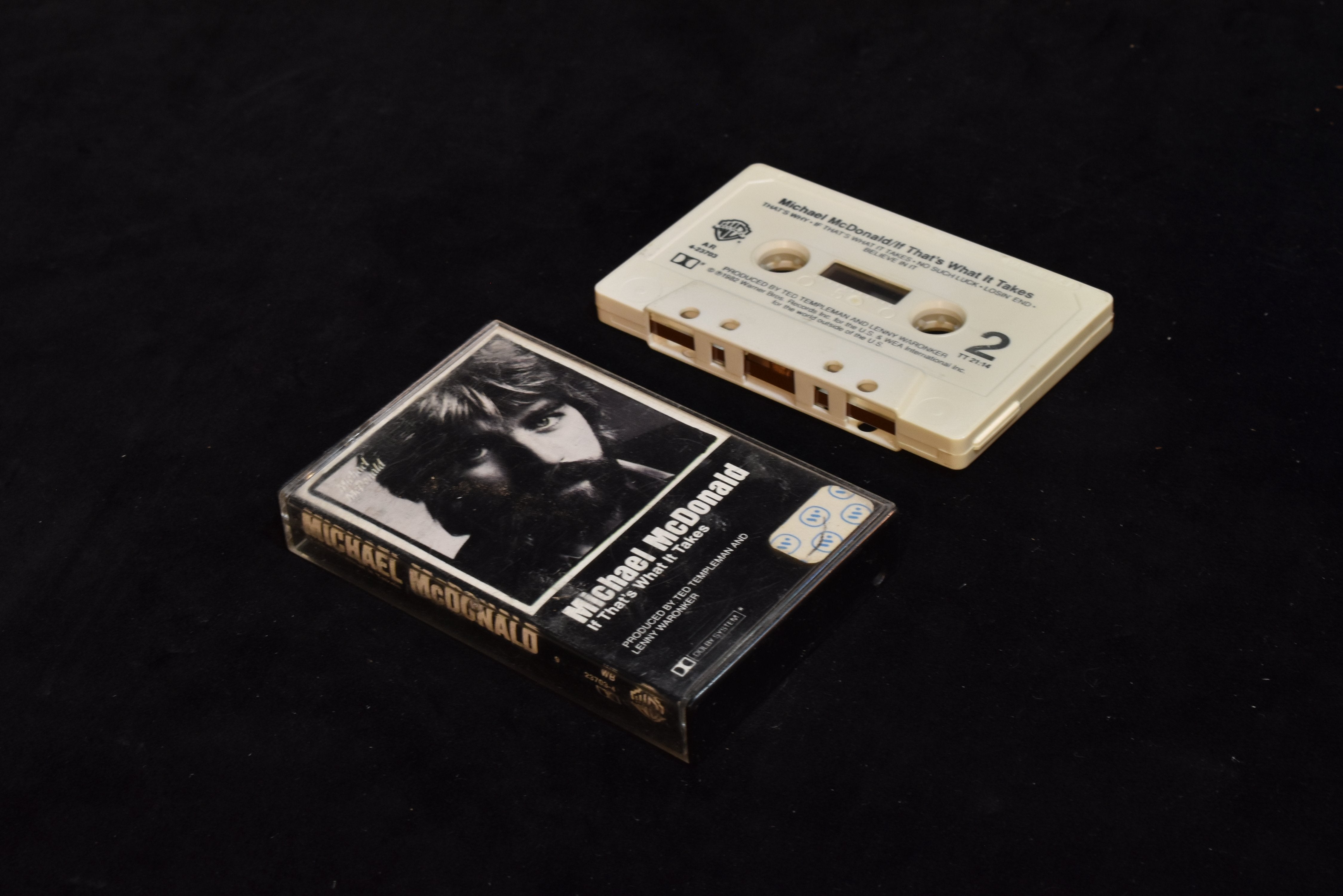 Michael McDonald if that's what it takes cassette tape