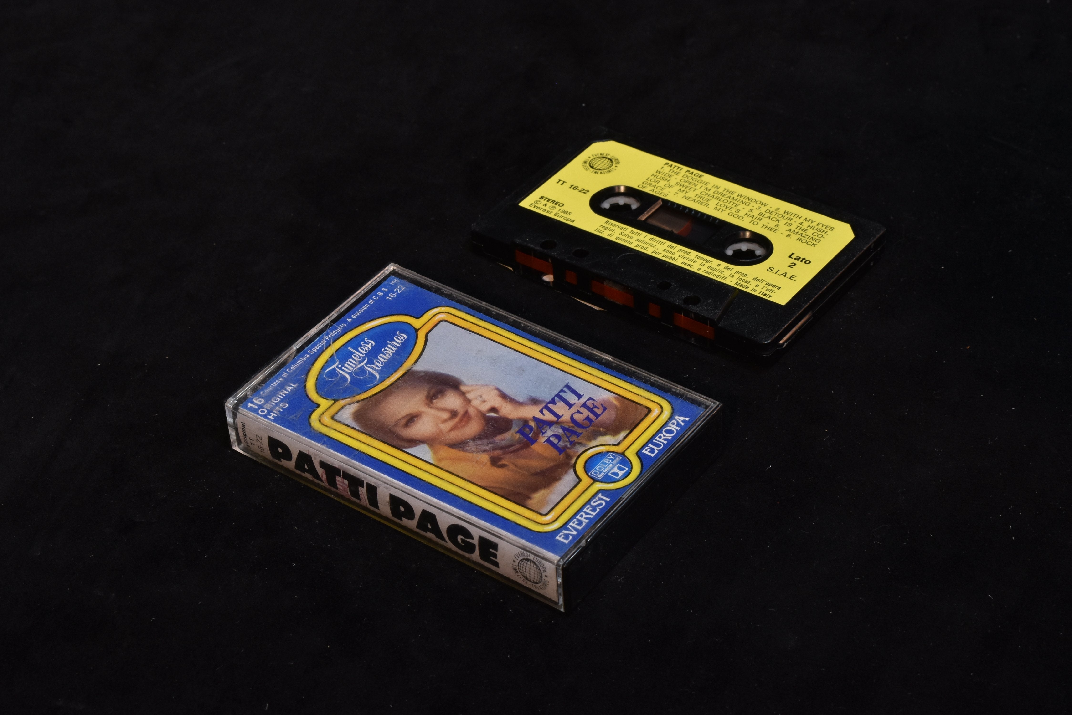 Patti Page cassette tape used