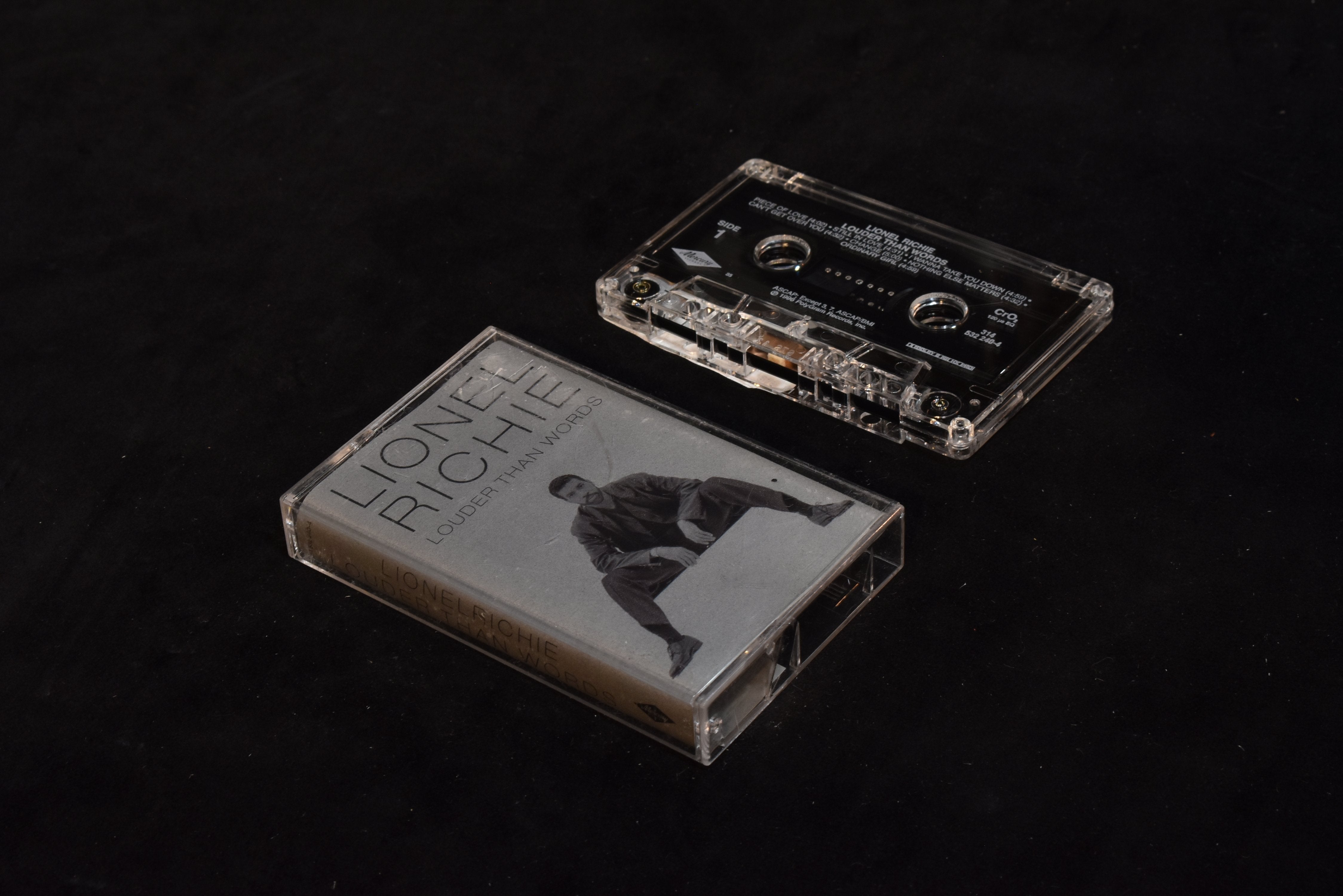 Lionel Richie louder than words cassette tape used