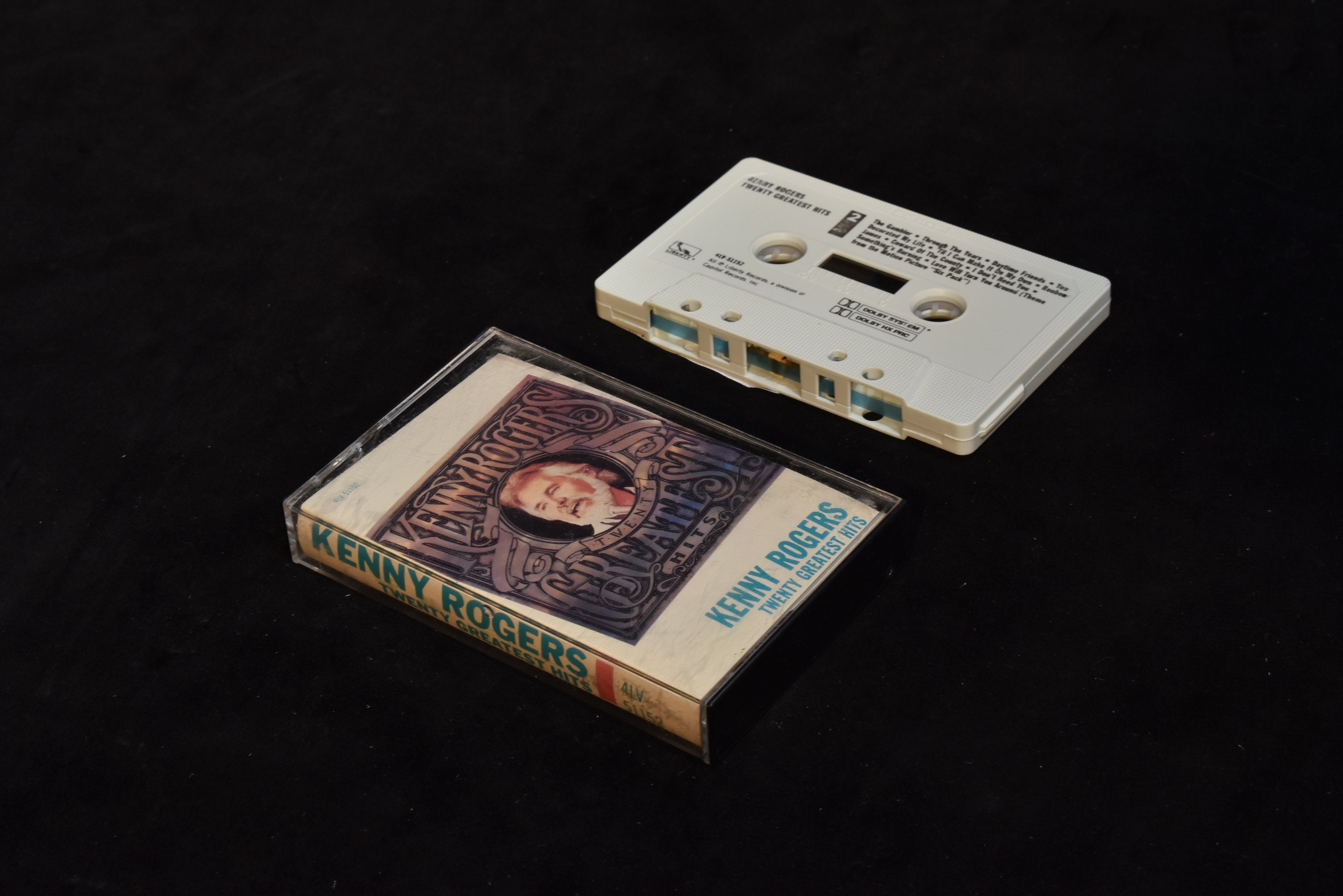 Kenny Rogers 20 greatest hits cassette tape used