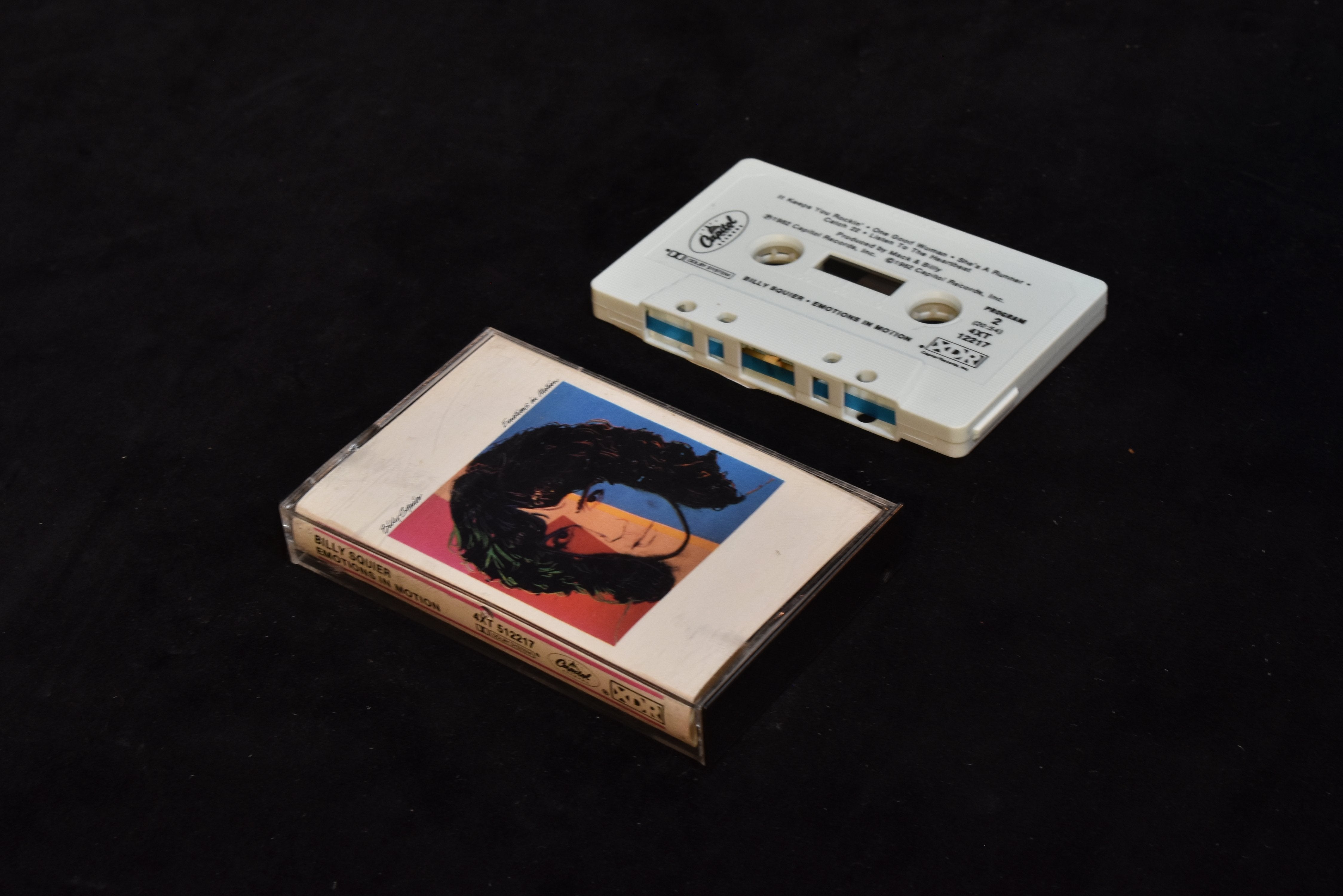 Billy Squier emotions in motion cassette tape used