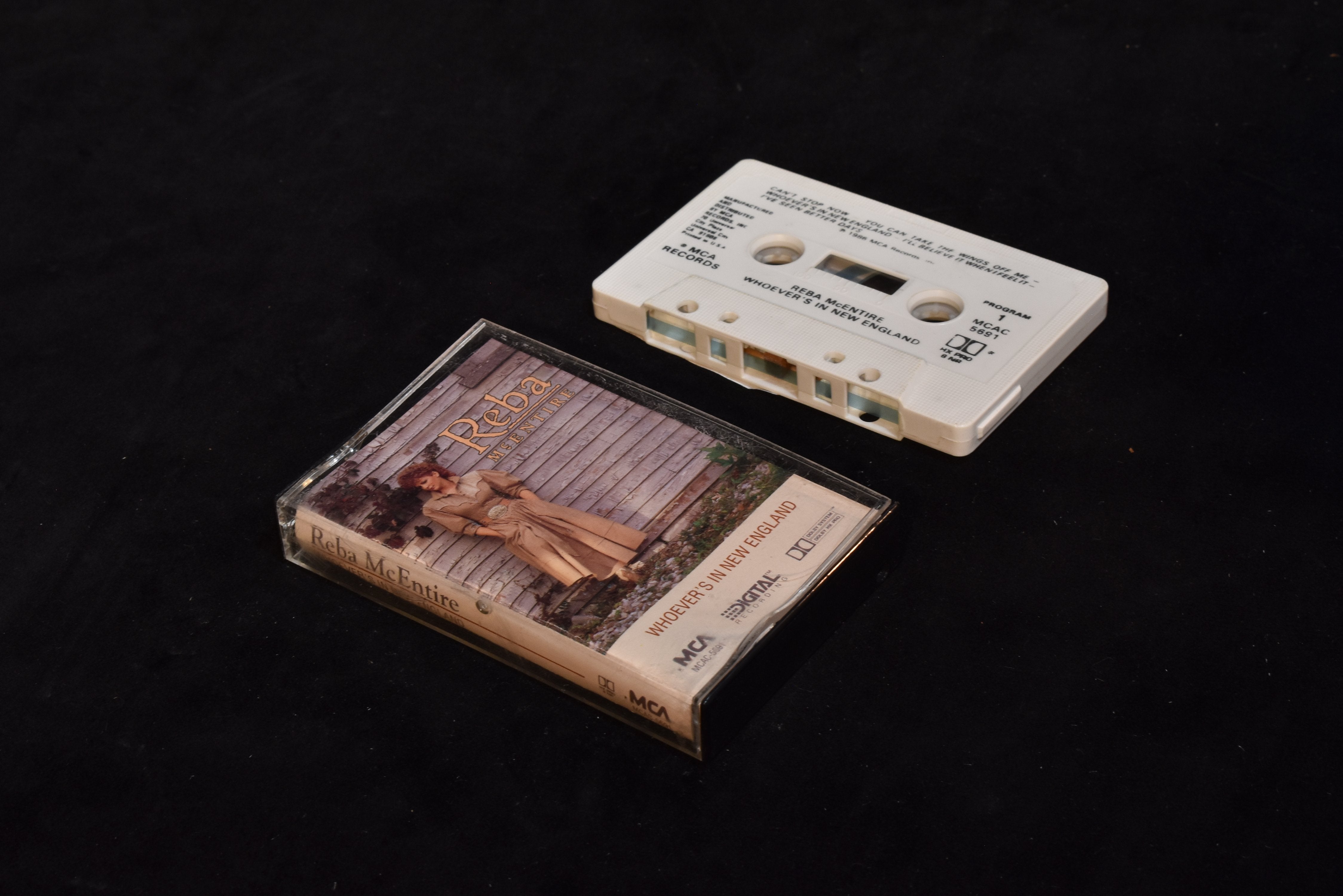Reba McEntire whoever's in New England cassette tape used