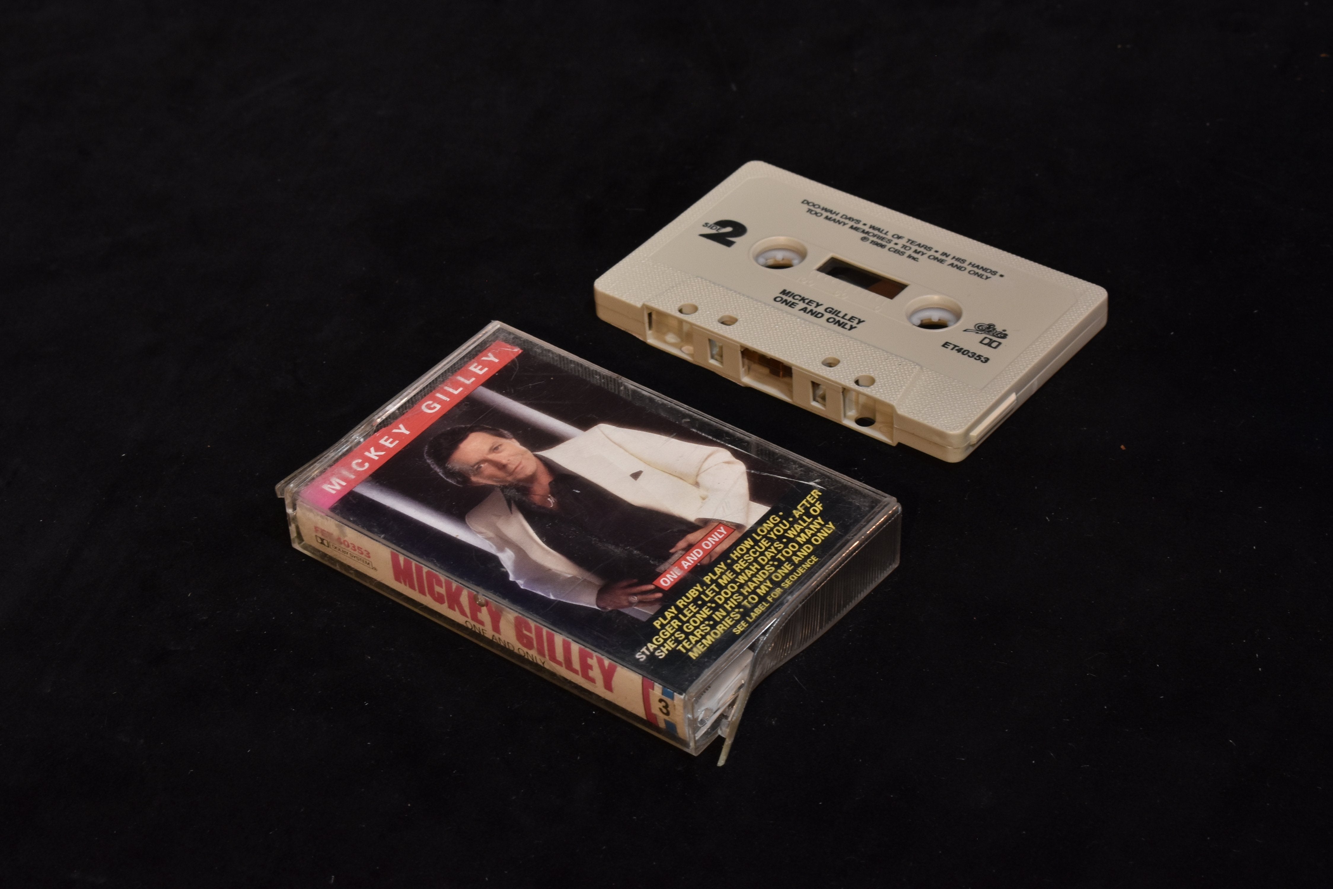 Mickey Gilley one and only cassette tape