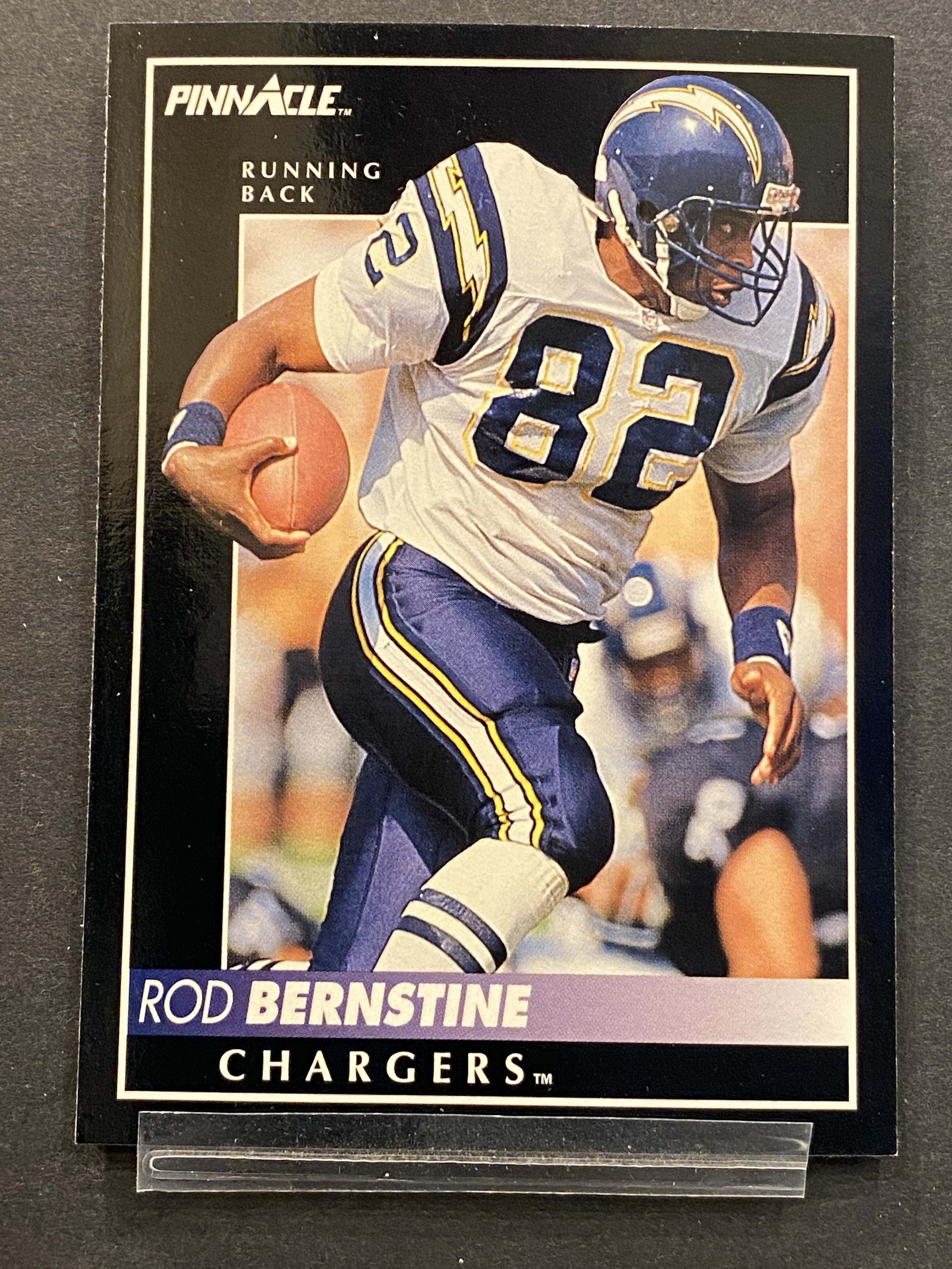 Rod Bernstine Pinnacle Football Card Los Angeles Chargers