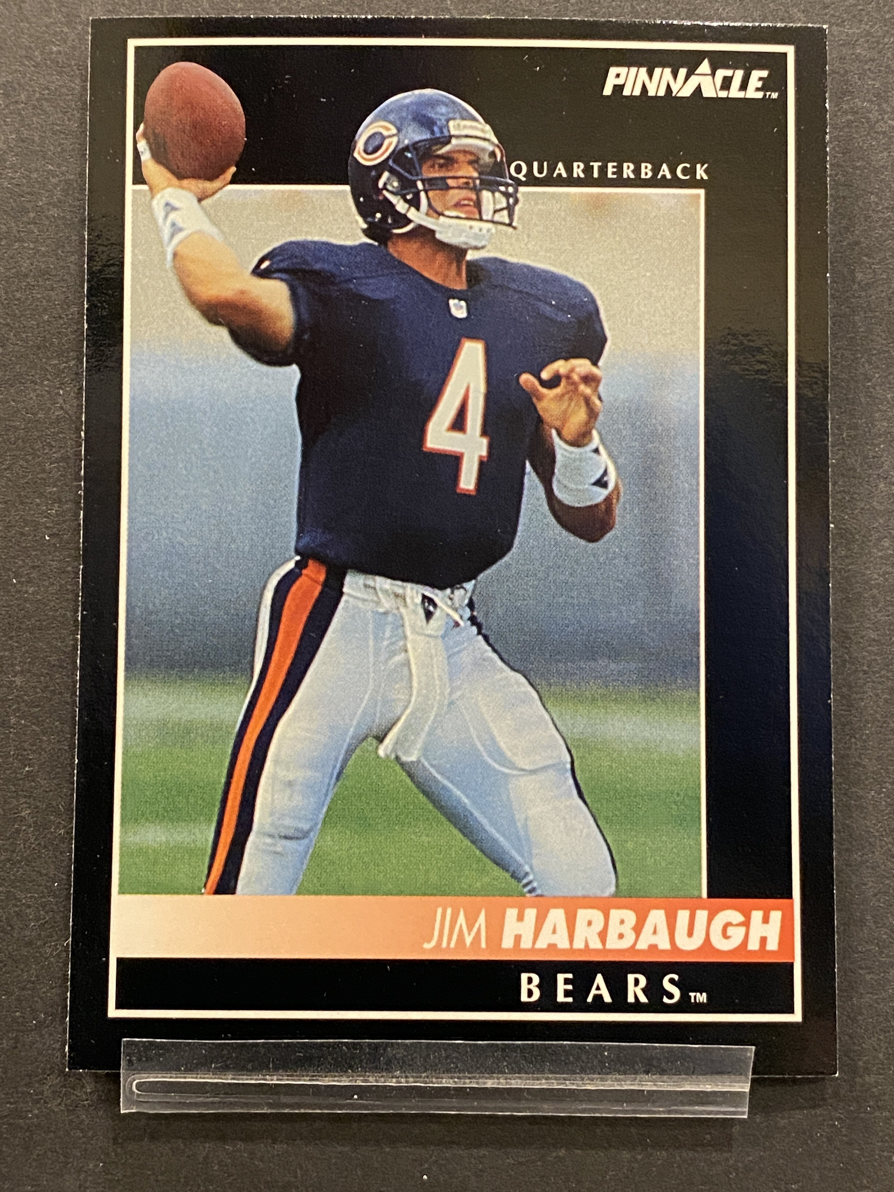 Jim Harbaugh Pinnacle Football Card